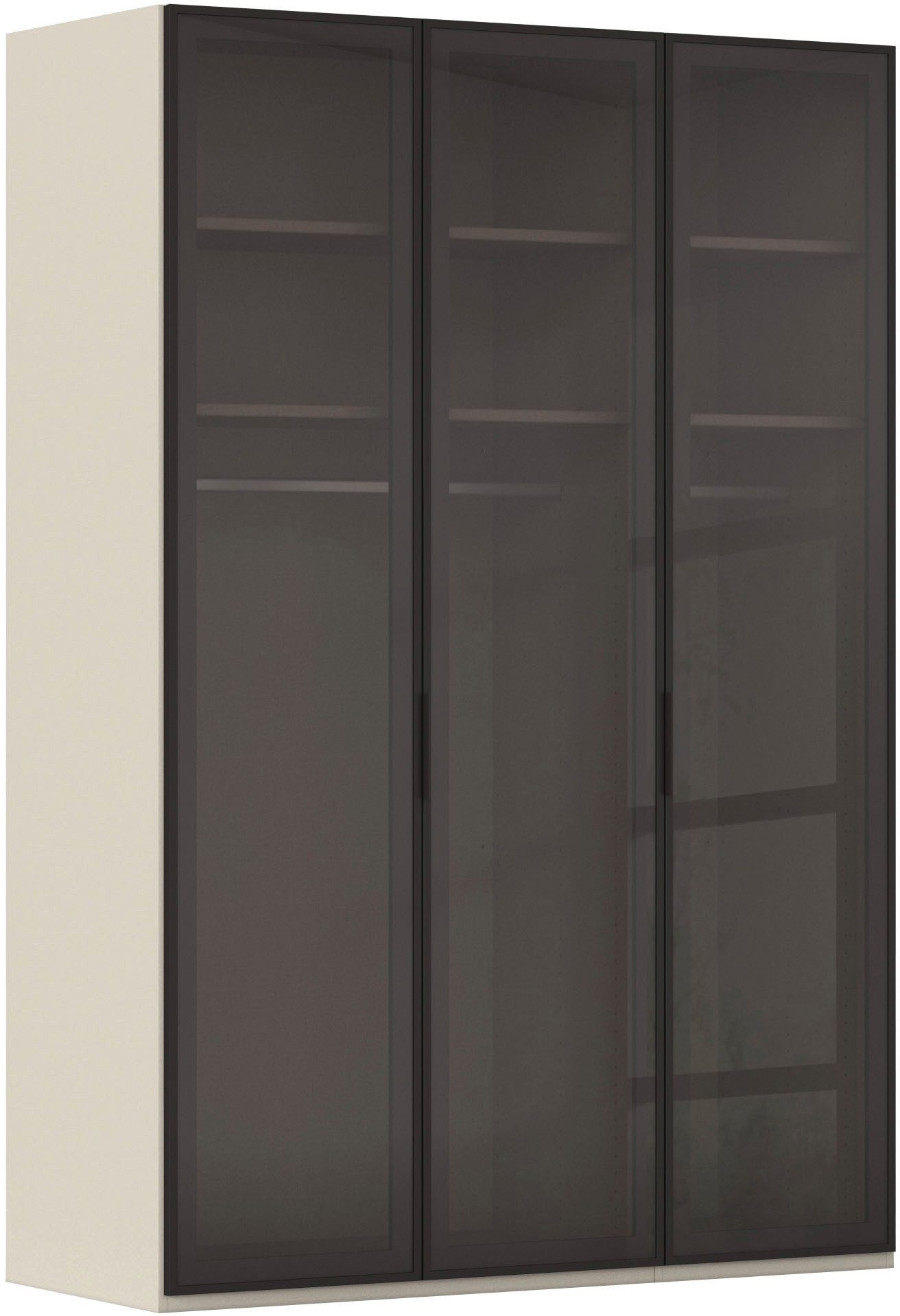 rauch Kleiderschrank Schrank Garderobe SKAT SHINE Breiten 151/201/251/301cm, Höhe 223/235cm (3 verschiedene Ausstattungen BASIC/CLASSIC/PREMIUM (inkl. SOFT-CLOSE) edle Schrankfront mit hochwertigen Glasrahmentüren MADE IN GERMANY