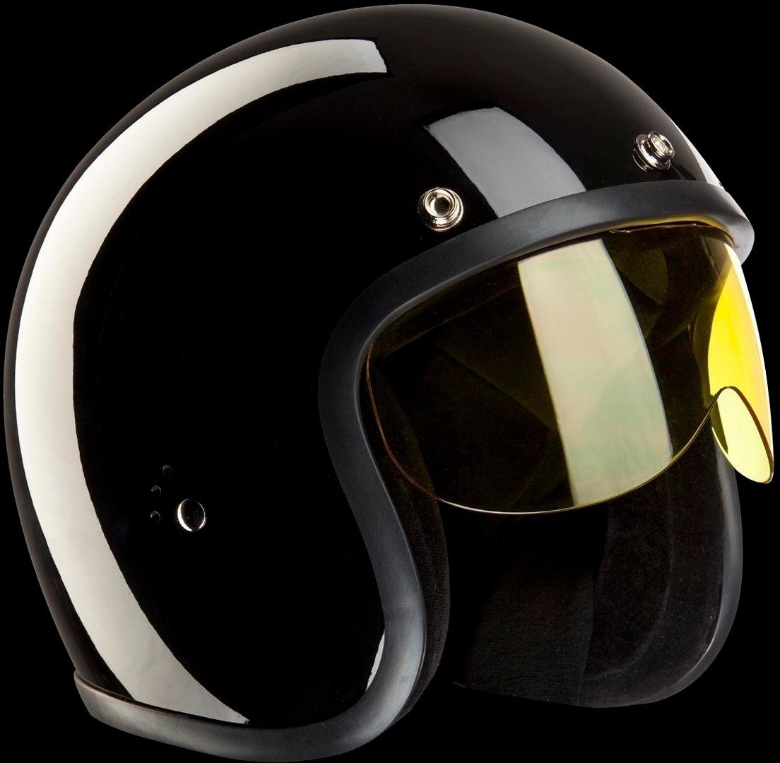 Bandit Motorradhelm Jet Steck Visier