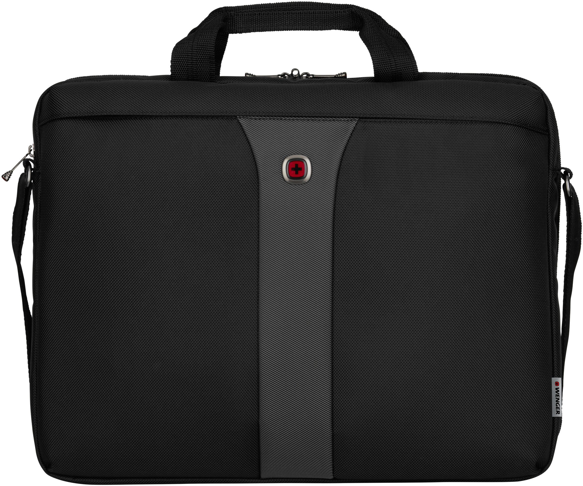 mit Legacy, Laptopfach und ShockGuard Schutzsystem 17-Zoll Wenger schwarz/grau, Laptoptasche