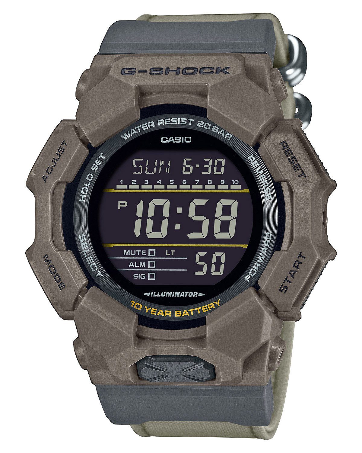 CASIO G-SHOCK Quarzuhr G-Shock Classic Digital-Braun günstig online kaufen