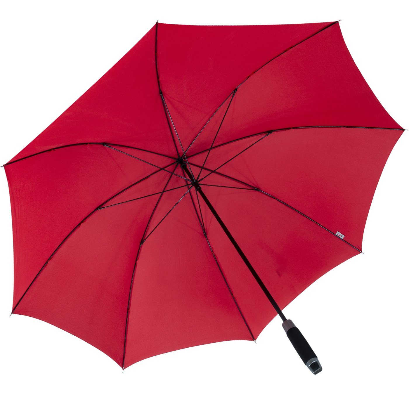 doppler® Stockregenschirm XXL Golfschirm, Partnerschirm für Damen und Herren, groß und stabil, uni-Sommerfarben - rot