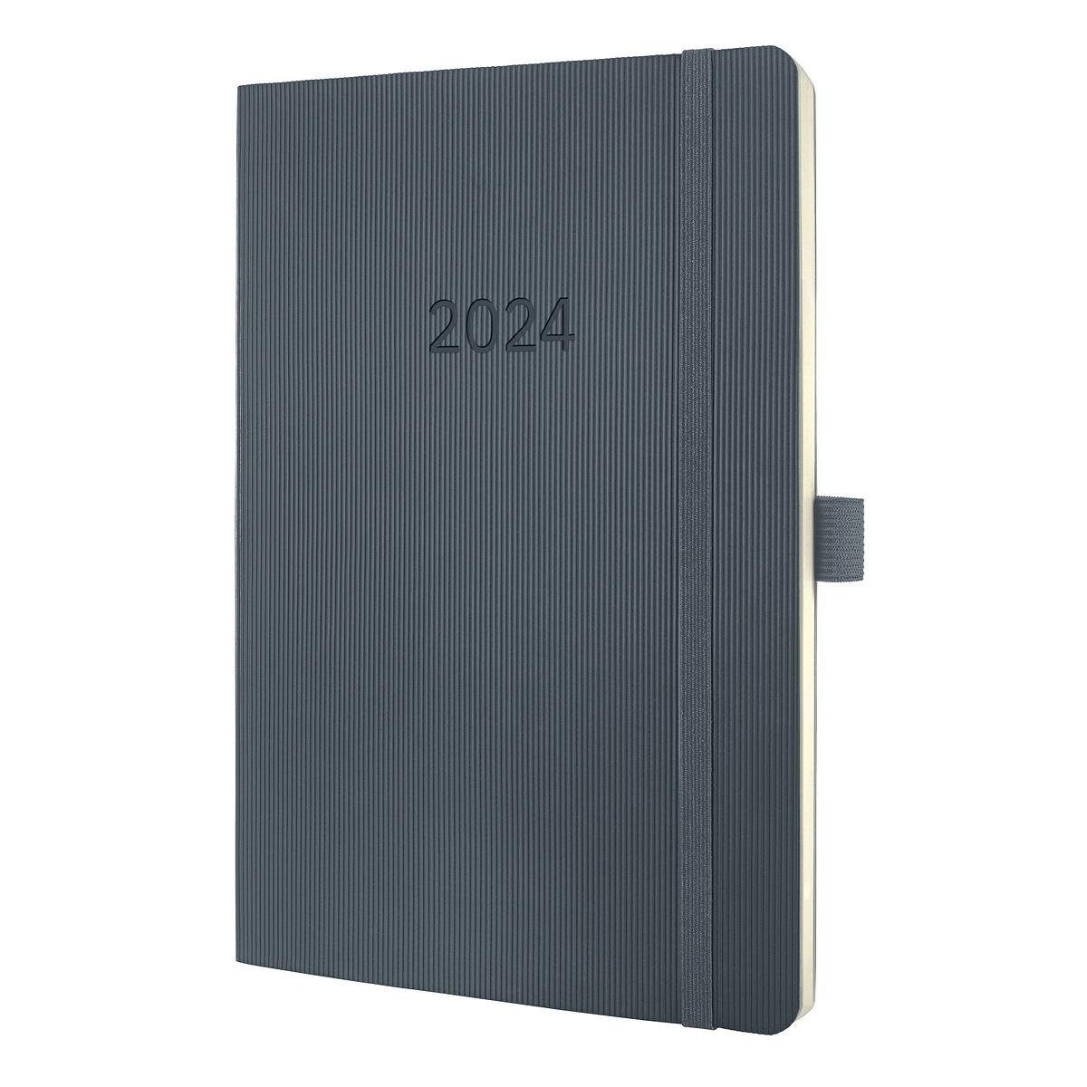 Sigel Buchkalender 1 Buchkalender 2024 Conceptum ca. A5 - grau