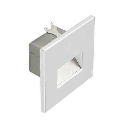 s.LUCE LED Einbaustrahler »LED Wandeinbauleuchte Box 60lm-Weiß«