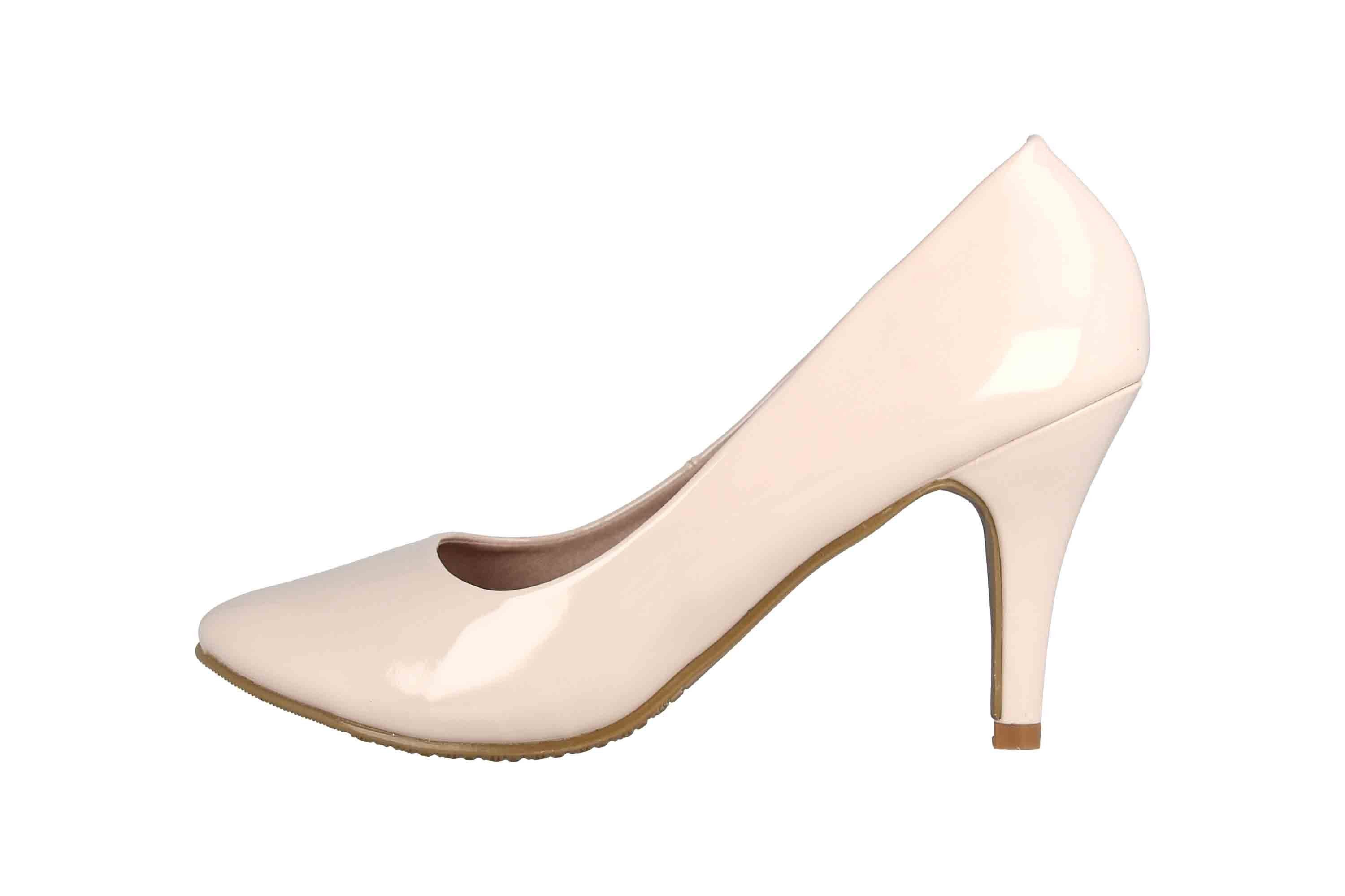 Andres Machado AM422 Charol Pumps Beige