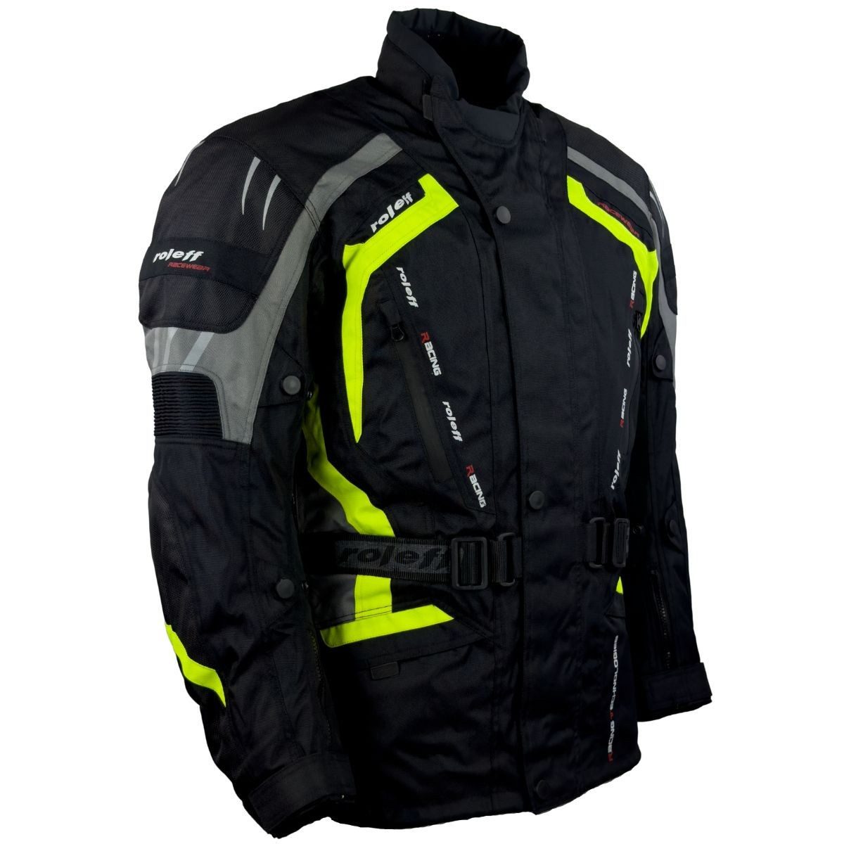 roleff Motorradjacke RO387 - Perfekt für lange Touren & hohe Sichtbarkeit auch in großen Größen