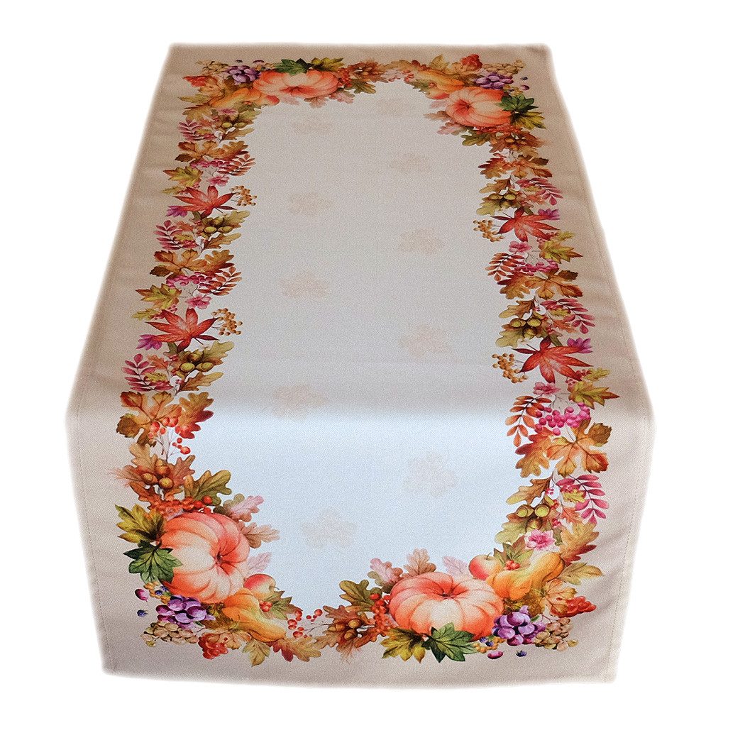 texpot Tischdecke Tischläufer Druck Herbstfrüchte (1-tlg) günstig online kaufen