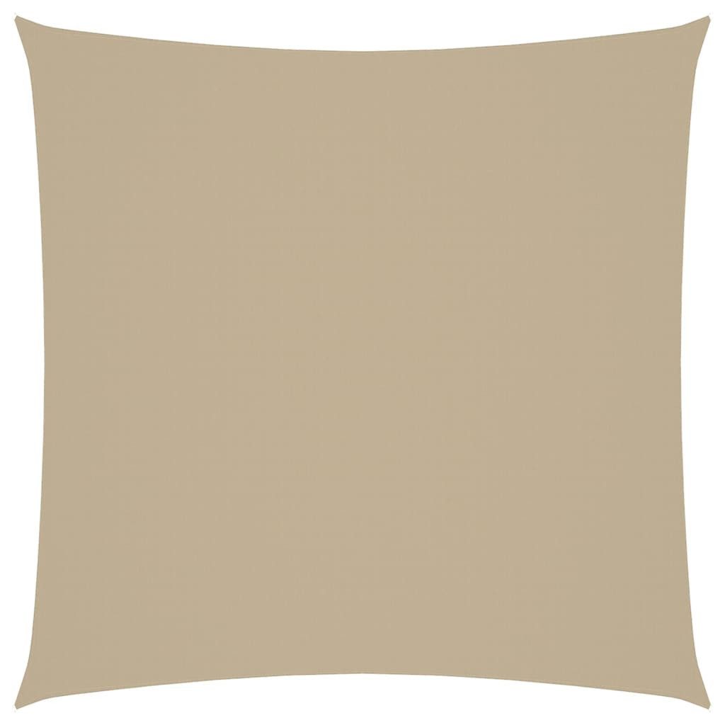 vidaXL Sonnensegel Sonnensegel Oxford-Gewebe Quadratisch 3x3 m Beige, (1-tlg)