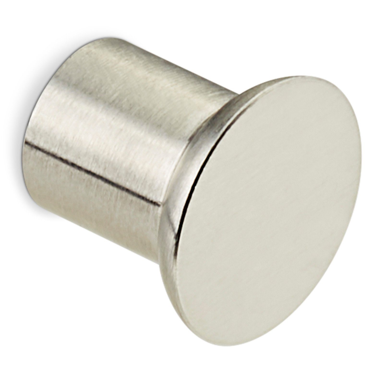 Möbelknopf EK13 Ø 15 - 30 mm Edelstahl gebürstet