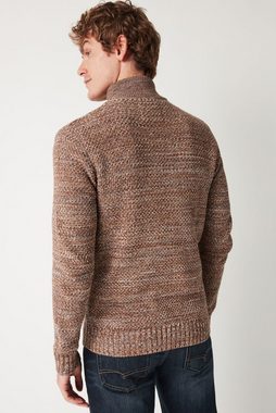 Next Troyer Pullover mit RV-Kragen und Teddykunstfell (1-tlg)