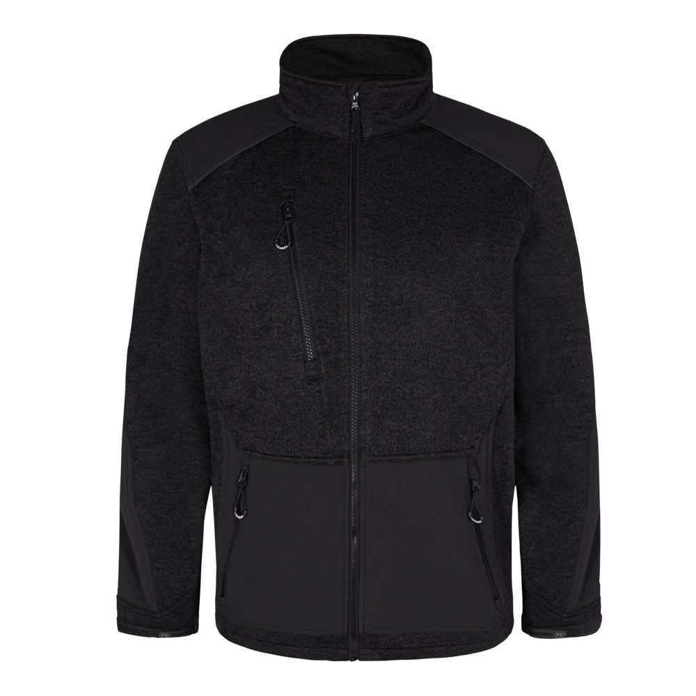 FE ENGEL Softshelljacke X-Treme hochwertig gestrickte Softshelljacke, verstärkte Belastungspunkte, weich gefüttert Schwarz/Anthrazit