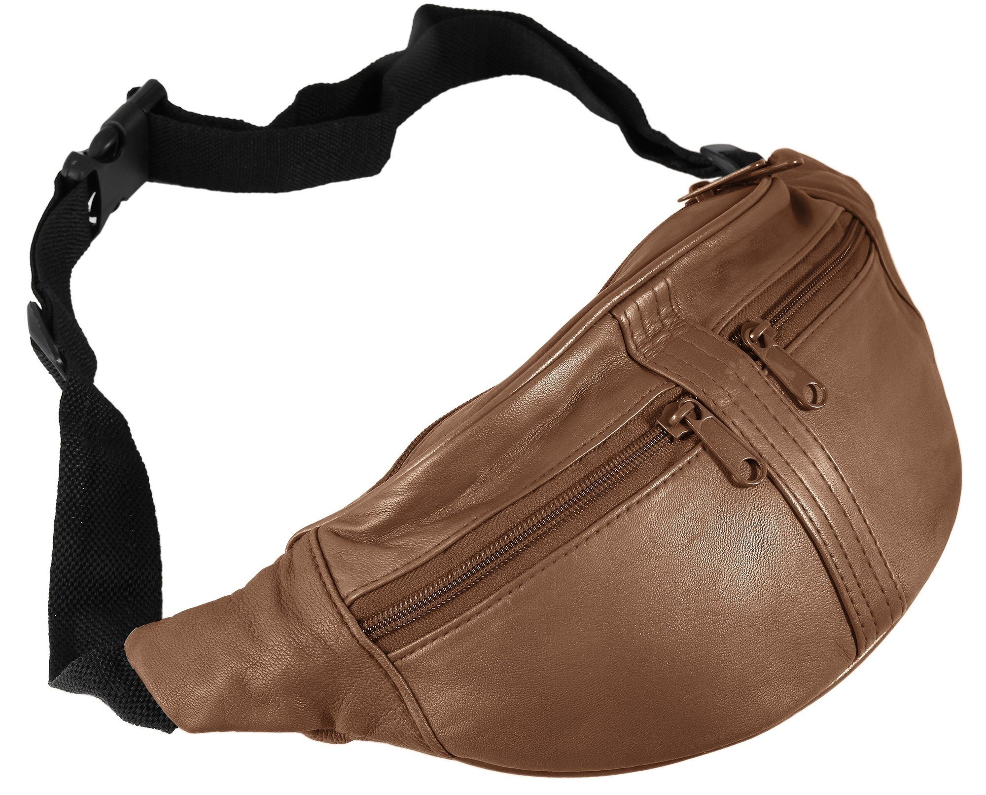 Leonardo Verrelli Bauchtasche Dahi Unisex Hüfttasche Gürteltasche aus Echtleder