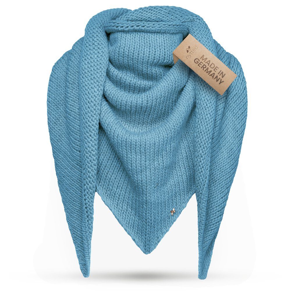 Dreieckstuch gestrickt mit feinster Alpaka Wolle für Damen & Herren