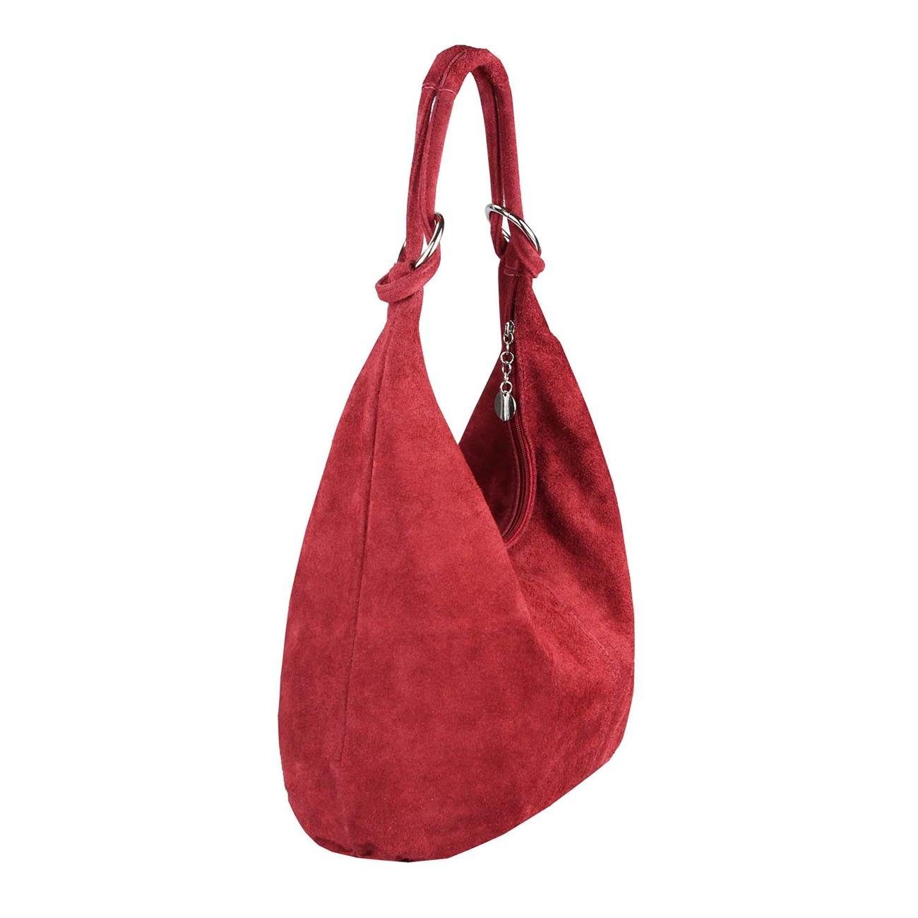 ITALYSHOP24 Schultertasche Made in Italy Damen Leder Tasche Shopper Umhänge günstig online kaufen