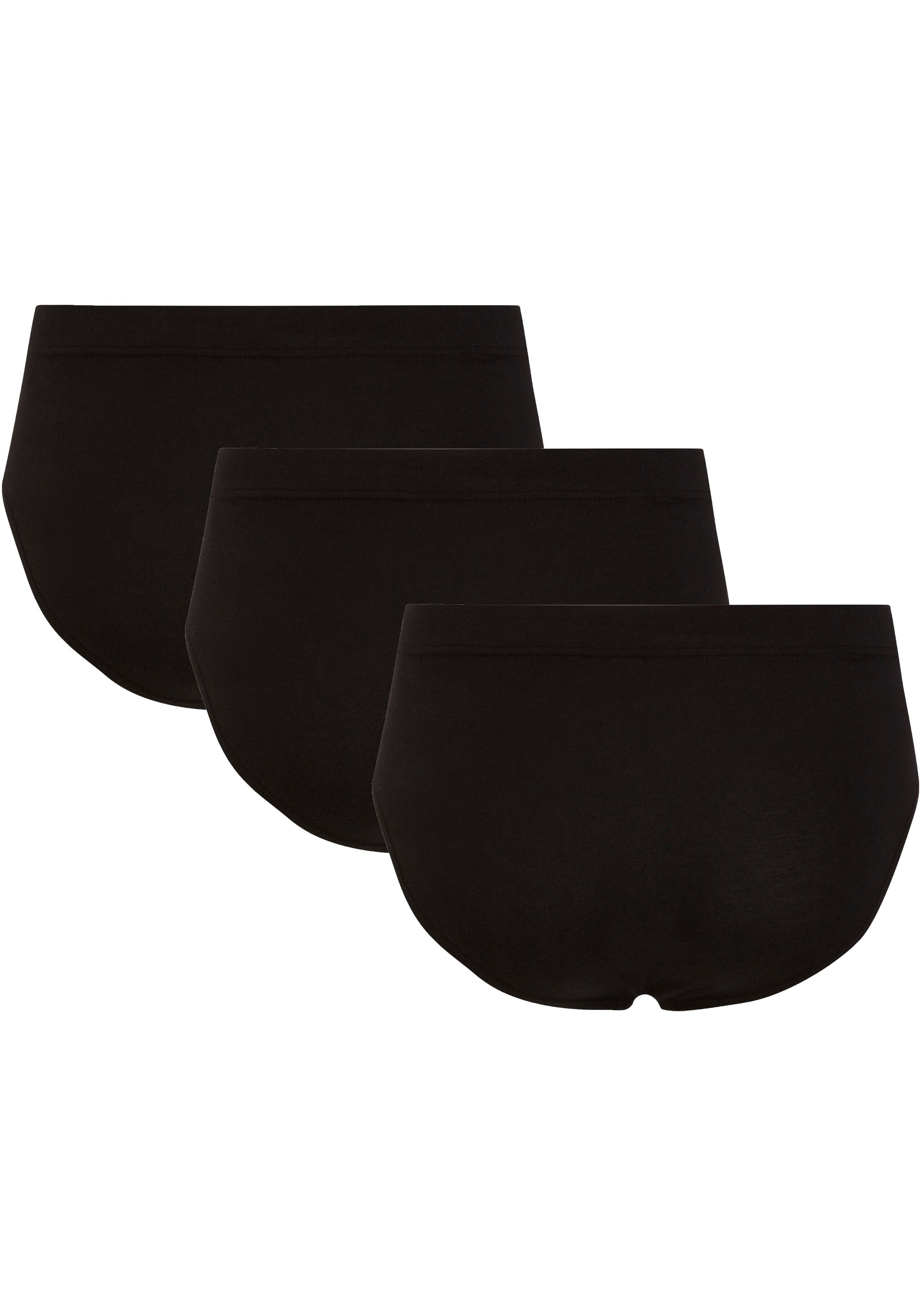 Jockey Slip (Packung, + 3-St) schwarz Cotton