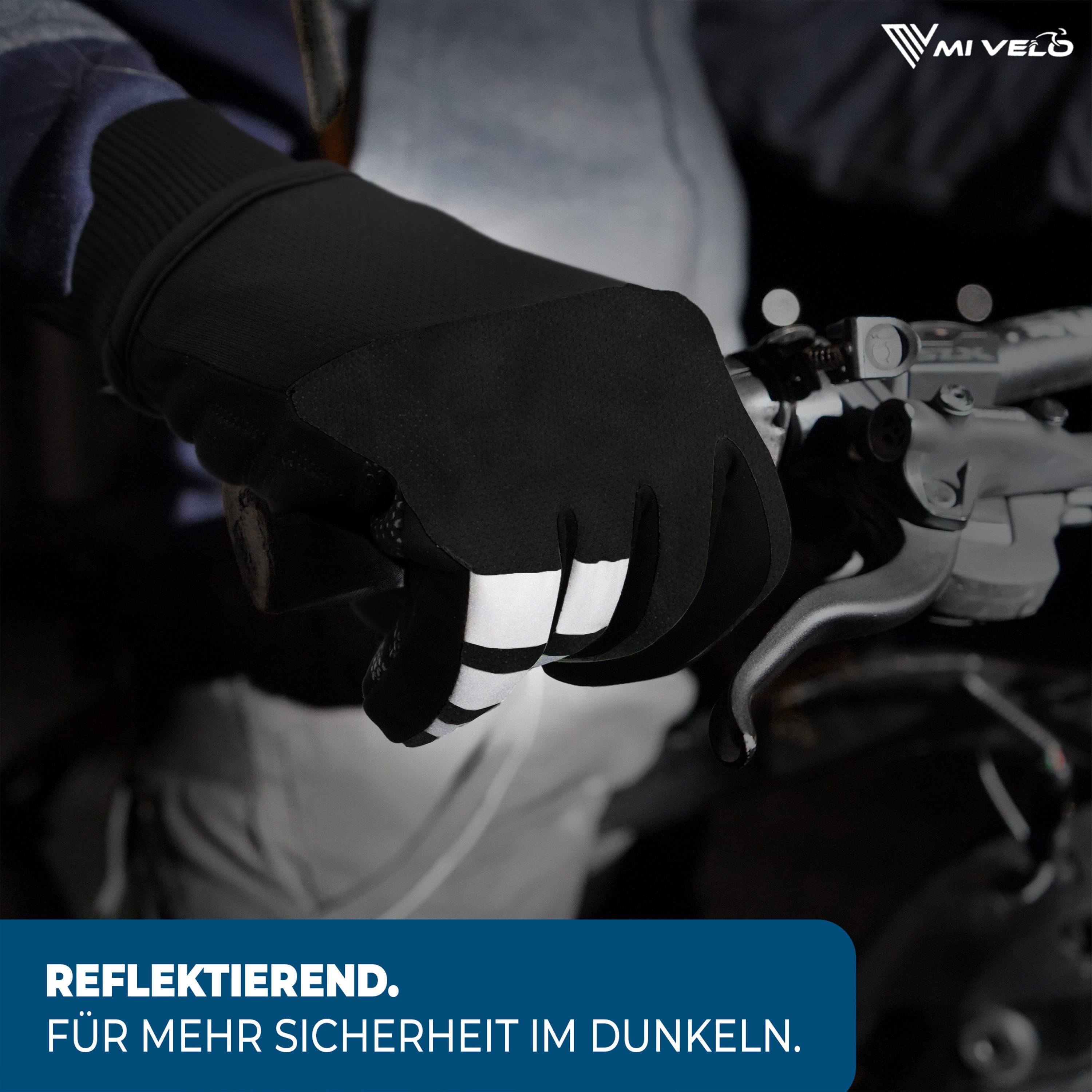 MIVELO Fahrradhandschuhe warme Winterhandschuhe Handschuhe Winter mit Thermo-Fleece wasserfest 3M-Thinsulate