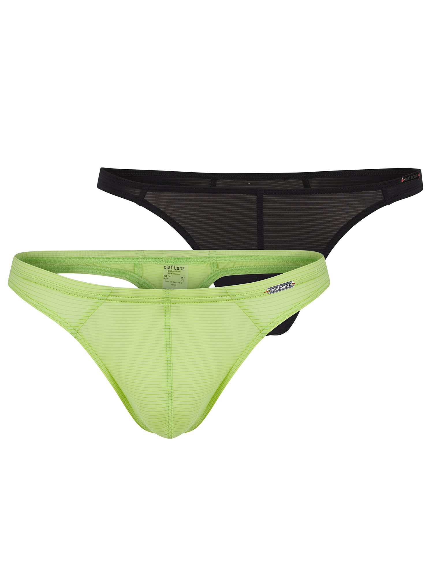 Olaf Benz String RED1201 Ministring (2-St) Tanga Unterhose Männer Made in Germany
