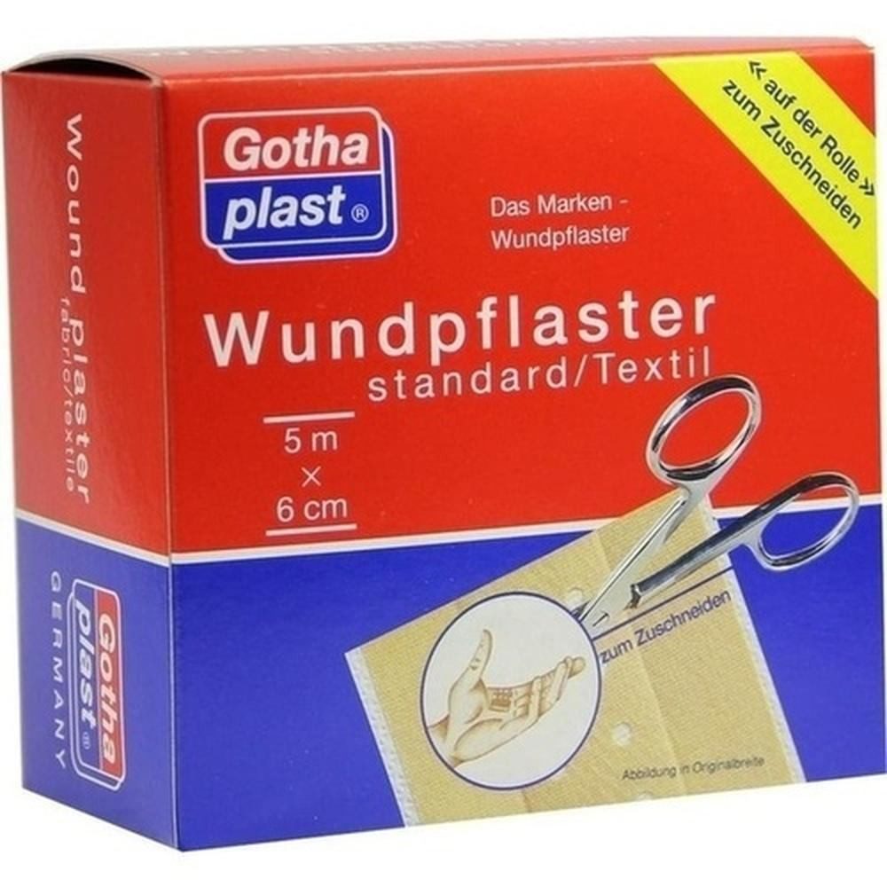 Gothaplast GmbH Wundpflaster GOTHAPLAST Wundpfl.stand.6 cmx5 m Rolle 1St