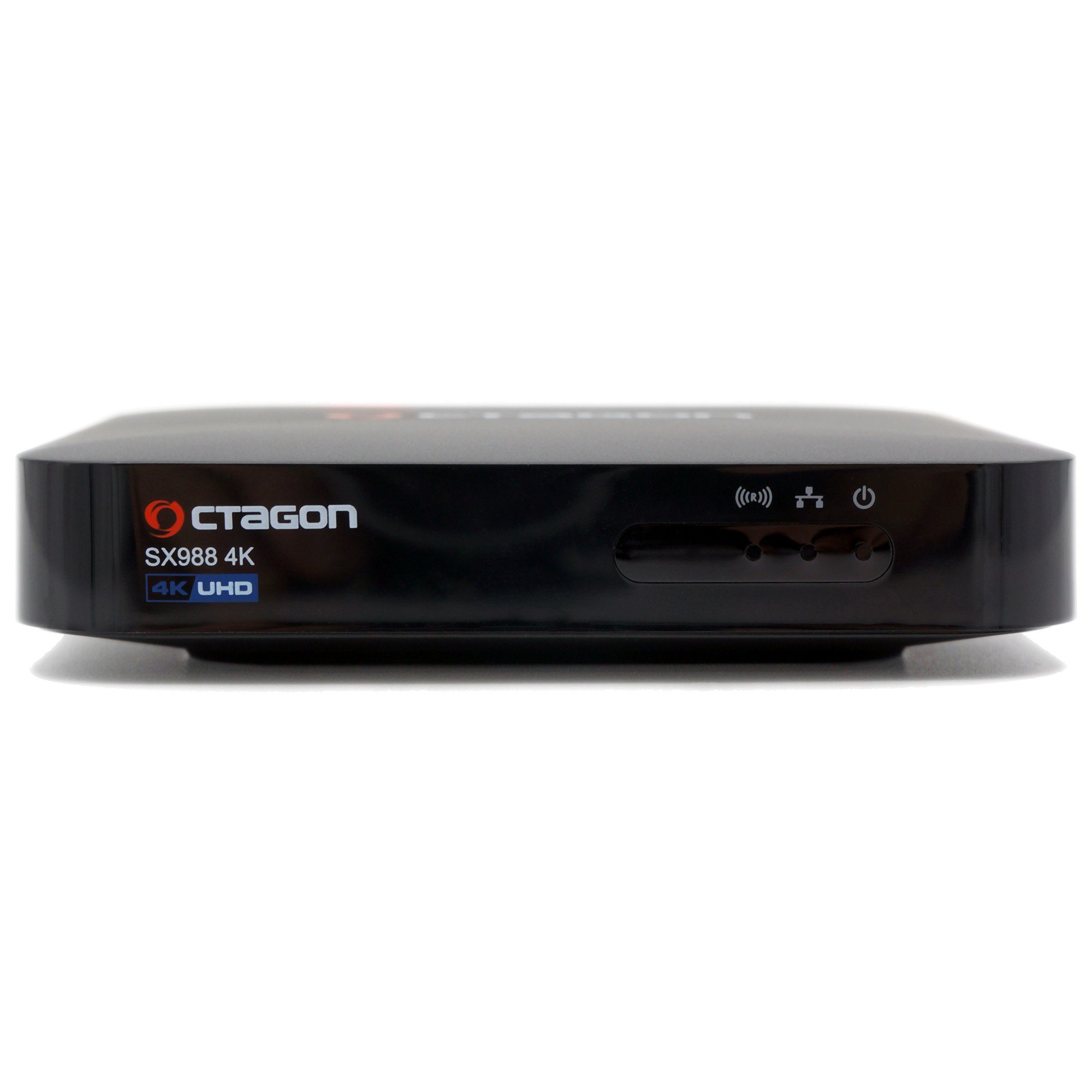 OCTAGON Streaming-Box SX988 4K UHD IP H.265 HEVC IPTV Smart Top Box + 300 Mbits WiFi Stick, IPTV Support, Media Player, YouTube, Sat to IP Support