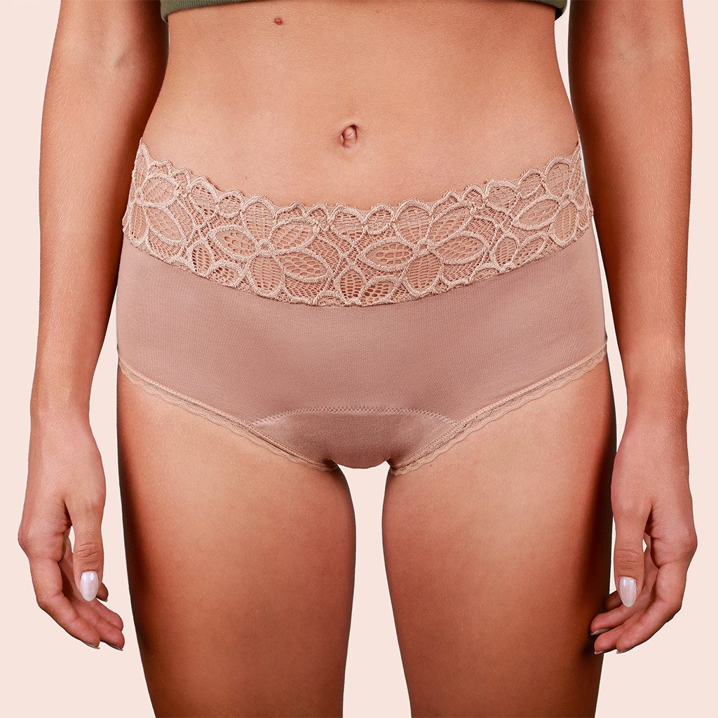 Taynie Periodenslip Deluxe extra stark - Periodenunterwäsche starke Blutung - Damen (1-St., 1er-Pack) Auslaufsichere Periodenunterwäsche / Periodenslip aus Bio  – Bild 2 von 5