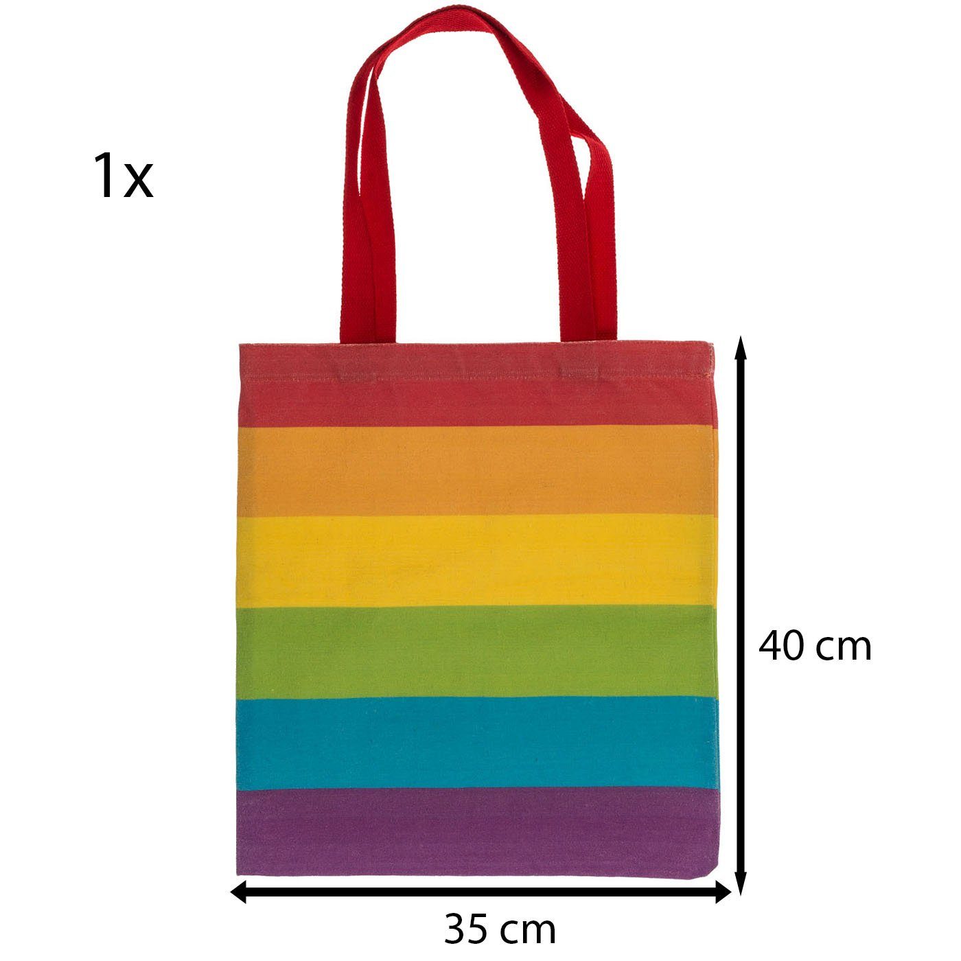 ReWu Einkaufsbeutel ReWu CSD Regenbogen Pride SET