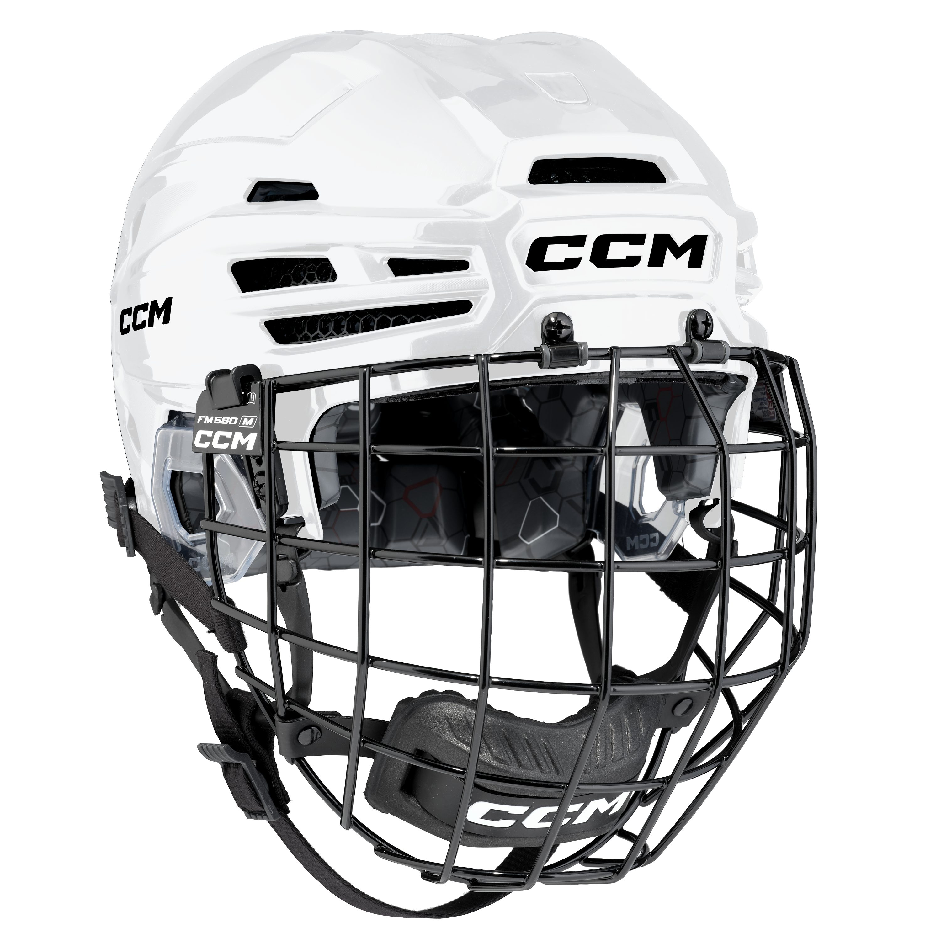 CCM Eishockeyhelm Helm CCM TACKS 920 Combo (mit Gitter) Senior