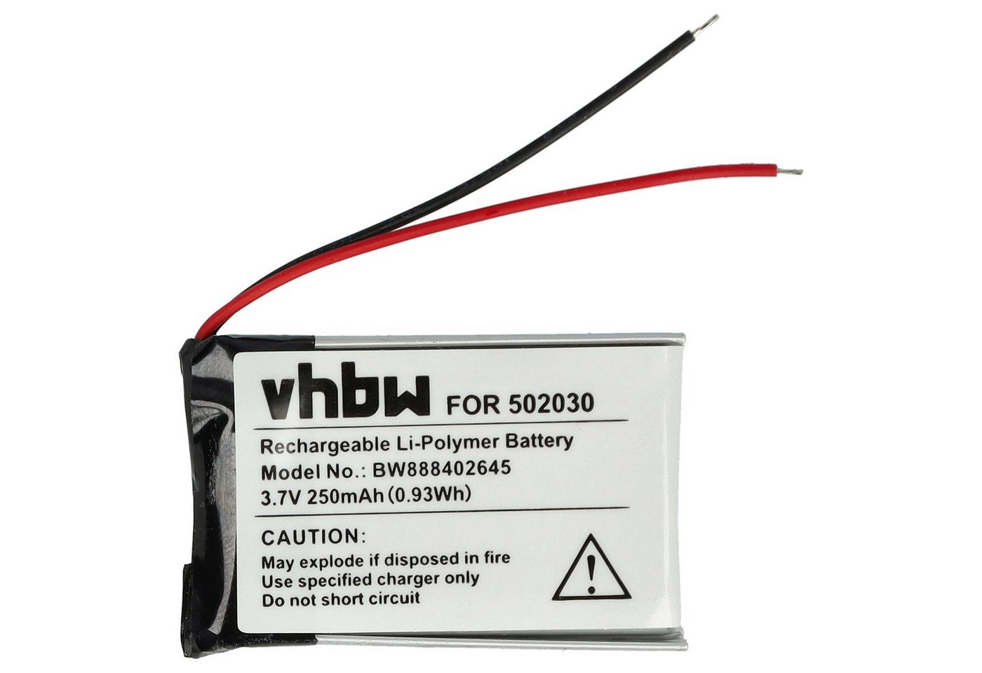 vhbw passend für Bosch Intuvia E-Bike / Bordcomputer (250 mAh, 3,7 V, Li-Po Akku Akku Li-Polymer 250 mAh (3,7 V, 1 St), Leistungsfähiger Austausch-Akku für GPS Fahrradcomputer, Fahrradtacho