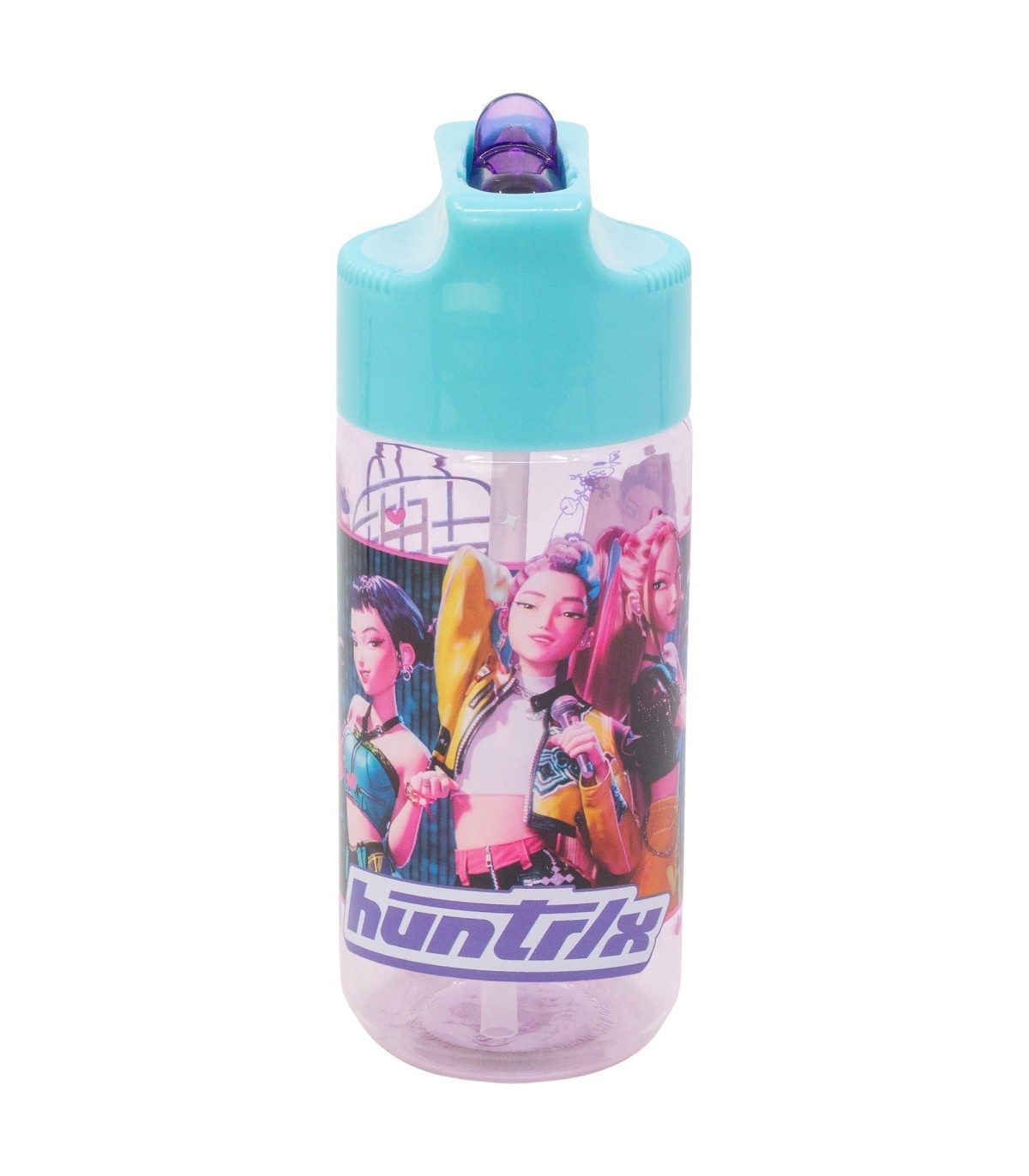 K-Pop Demon Hunters Trinkflasche 430 ml Kinder Flasche mit Klappverschluss