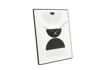 ONZENO Wanduhr THE HOURGLASS. 35x60x0.8 cm (handgefertigte Design-Uhr)