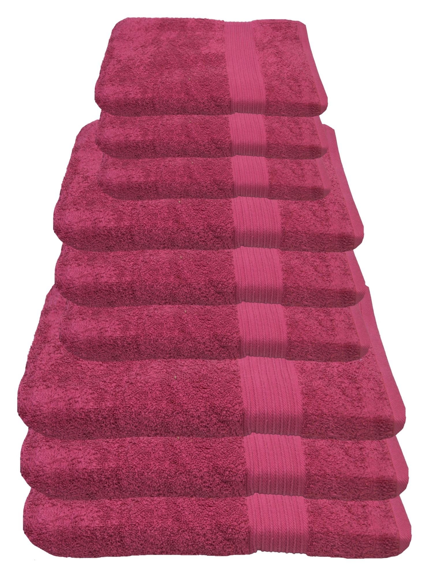 Julie Julsen Handtücher 9-Handtücher-Pink, Baumwolle (9-St) günstig online kaufen