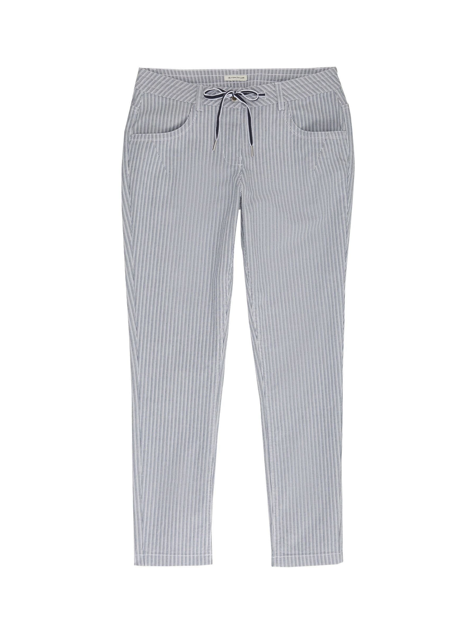 TOM TAILOR Stoffhose Cropped Relaxed Stoffhose Tapered Relaxed Hose