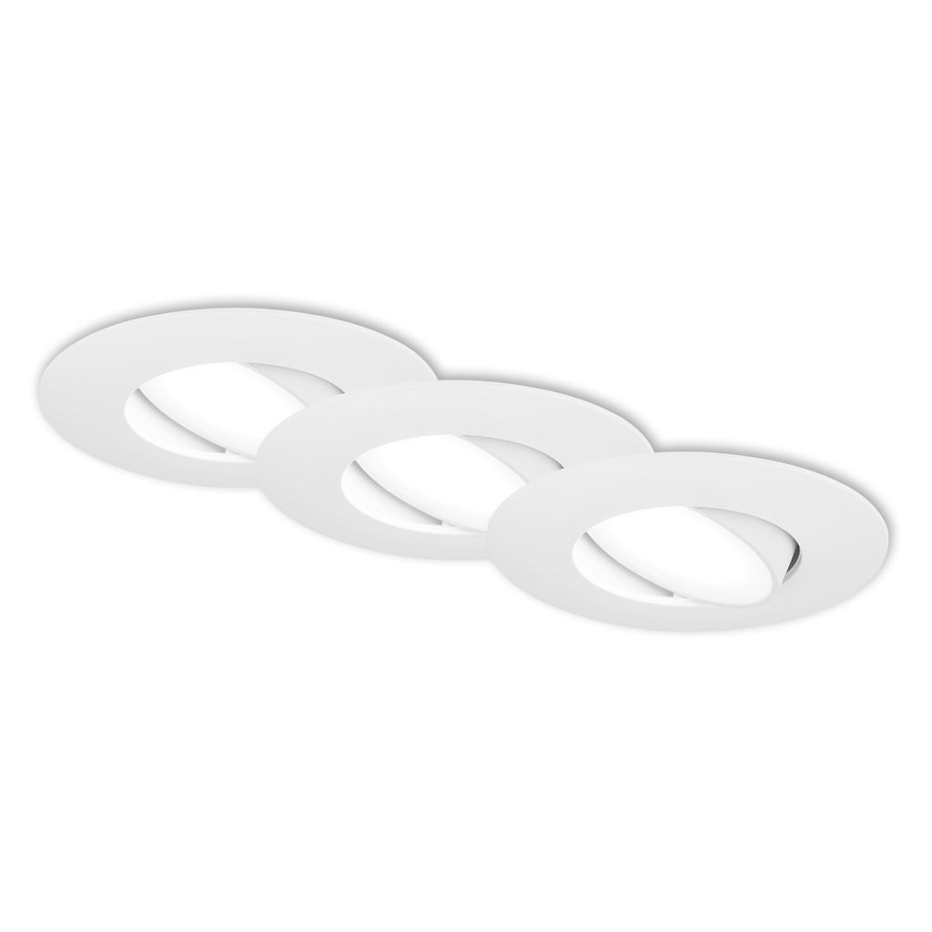 Briloner Leuchten LED Einbaustrahler 7597036, Dimmfunktion, LED fest integriert, 2700K - Extra-Warmweiß