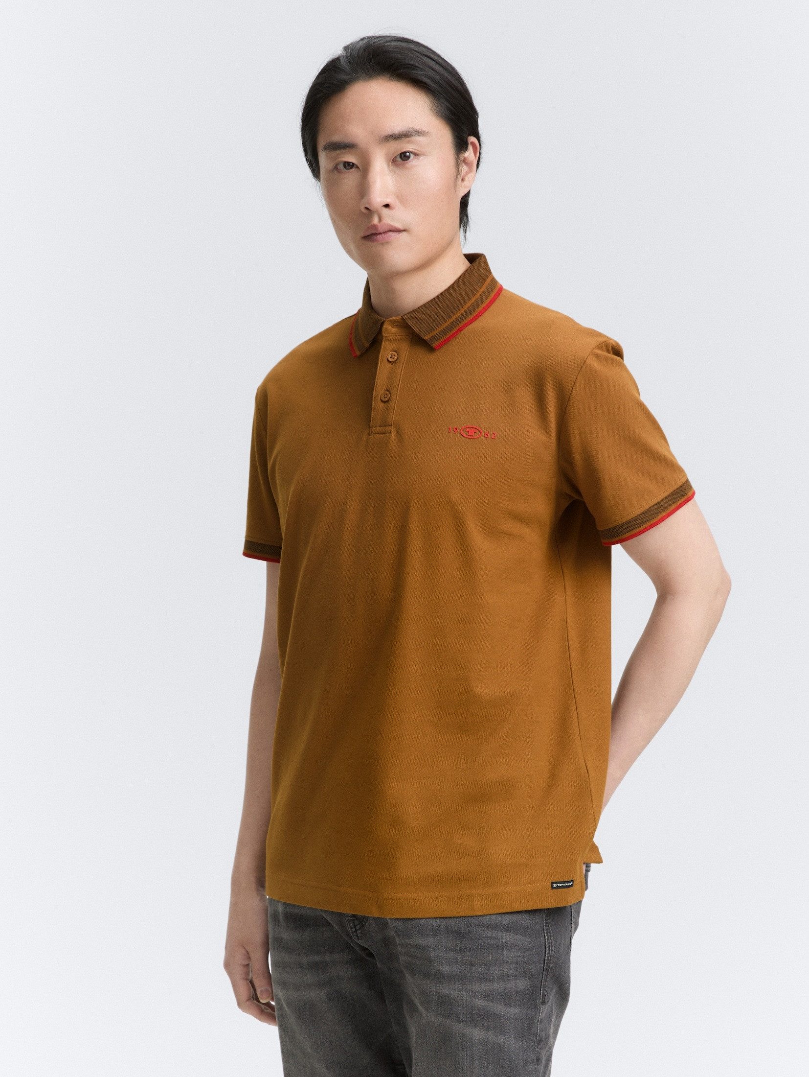 TOM TAILOR Poloshirt Piqué Poloshirt mit günstig online kaufen