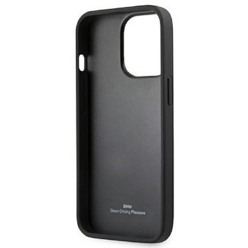 BMW Handyhülle iPhone 13 Pro Max Hardcase Cover Kunststoff TPU schwarz 6,7 Zoll, Kantenschutz