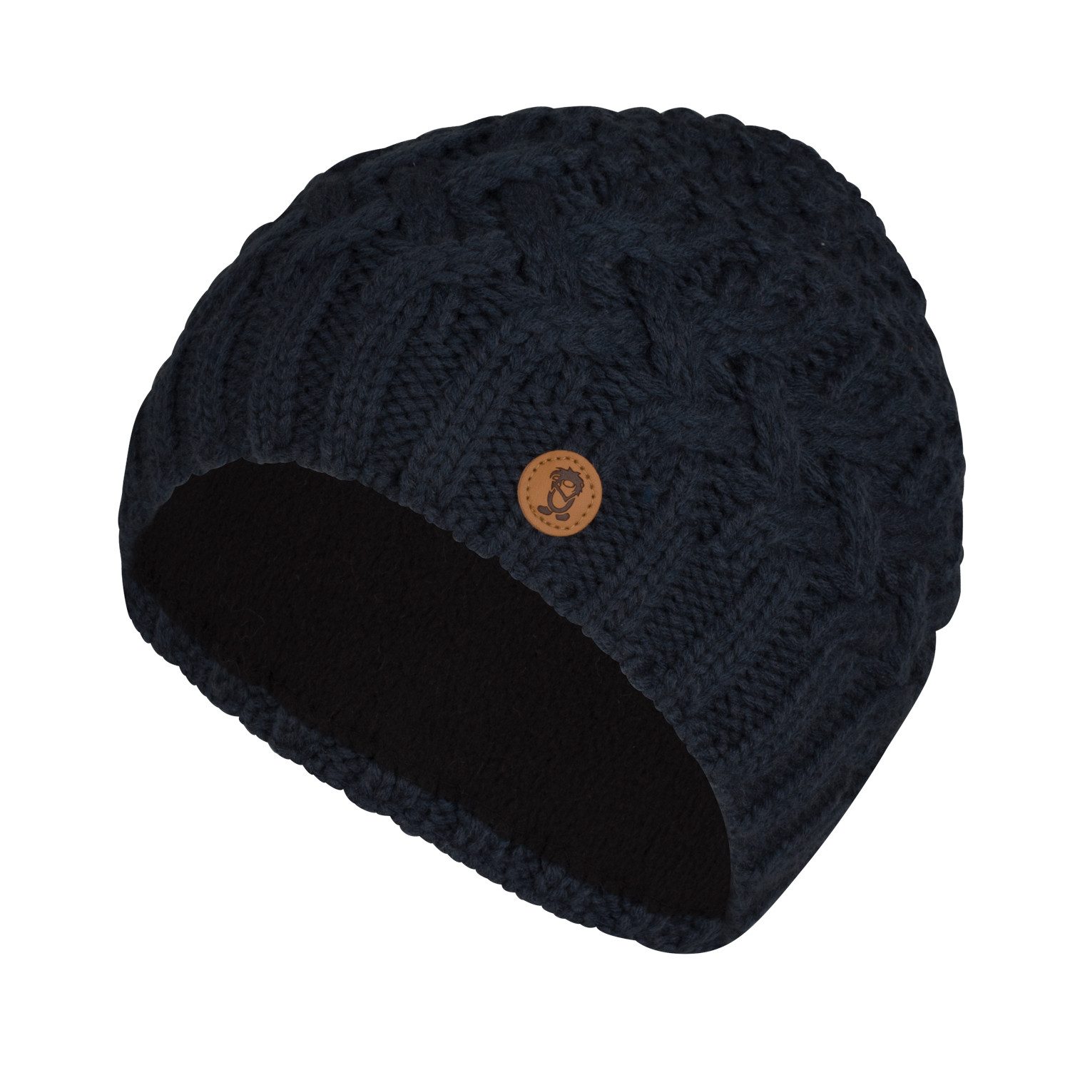 TROLLKIDS Strickmütze GIRLS RAULAND CAP mit Zopf- und Perlstrickmuster
