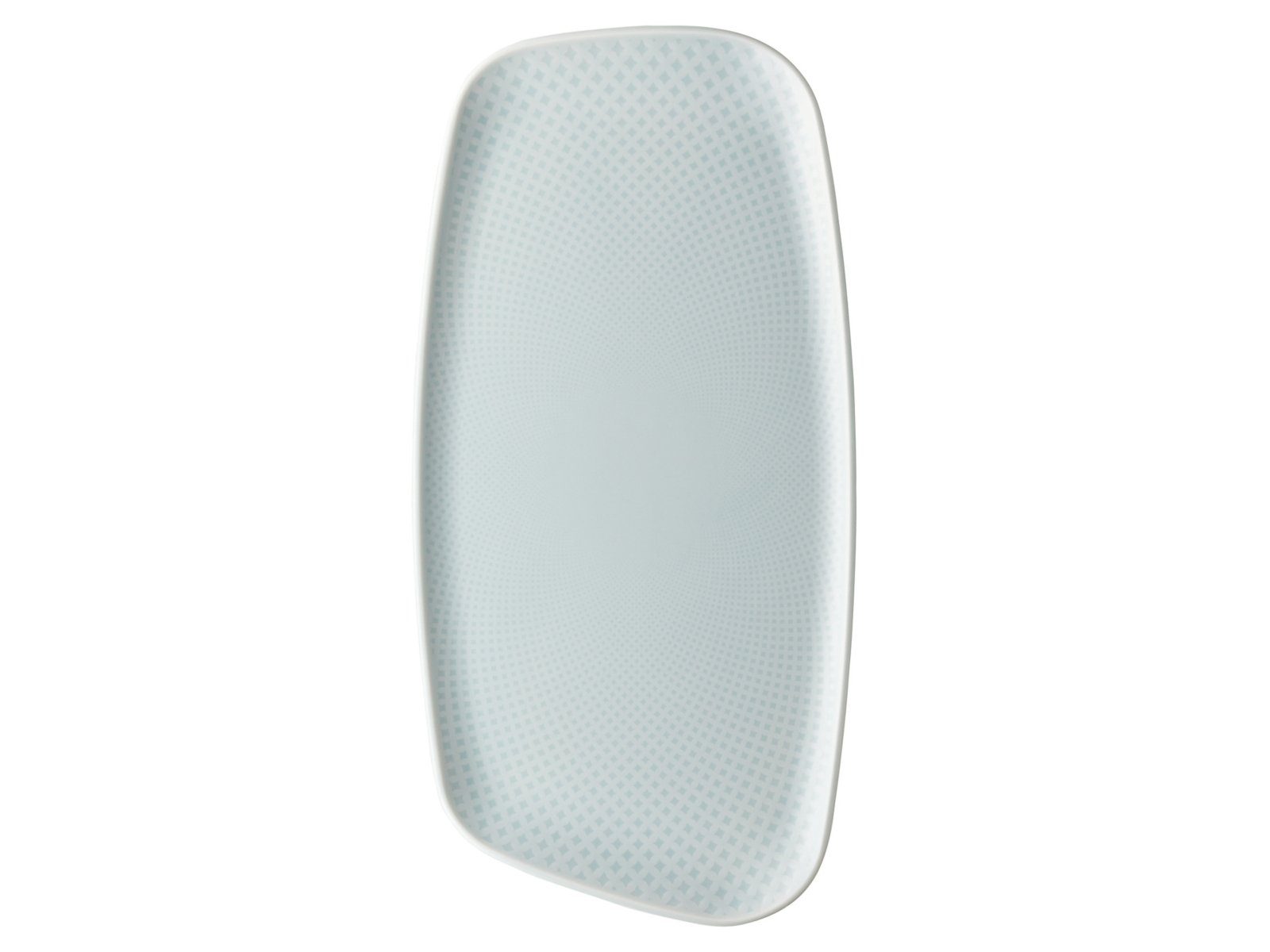 Rosenthal Servierplatte Junto Opal Green Platte 30 x 15 cm, Porzellan, (Platten), Platten