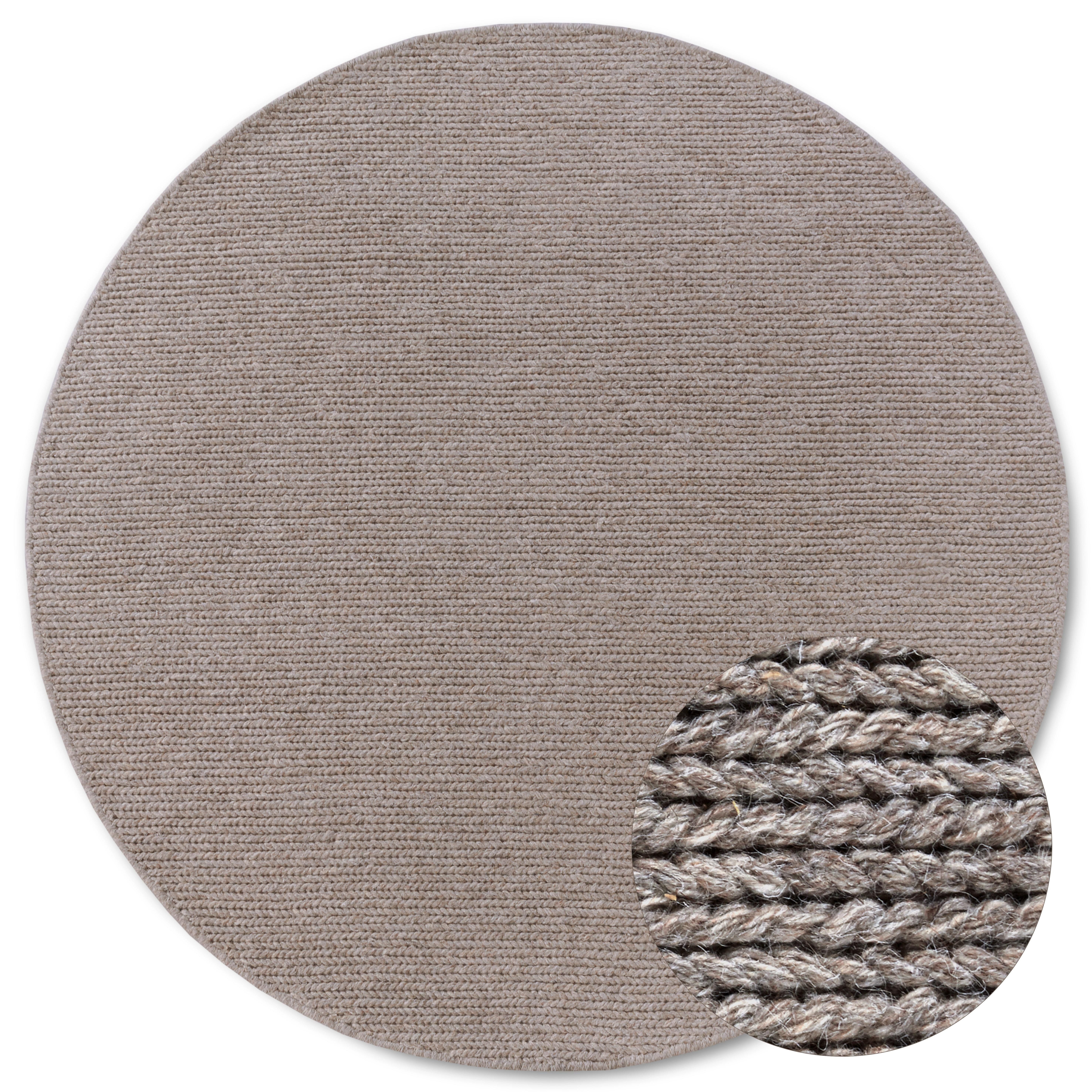Villeroy & Boch Wollteppich Francois, rund, Höhe: 7 mm, in rund, oval, Läufer, handgewebt, Wolle, Wohnzimmer, Schlafzimmer