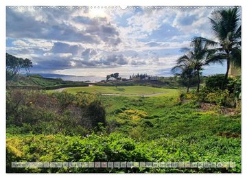 CALVENDO Wandkalender Hawaii, Maui und Big Island (Premium, hochwertiger DIN A2 Wandkalender 2023, Kunstdruck in Hochglanz)
