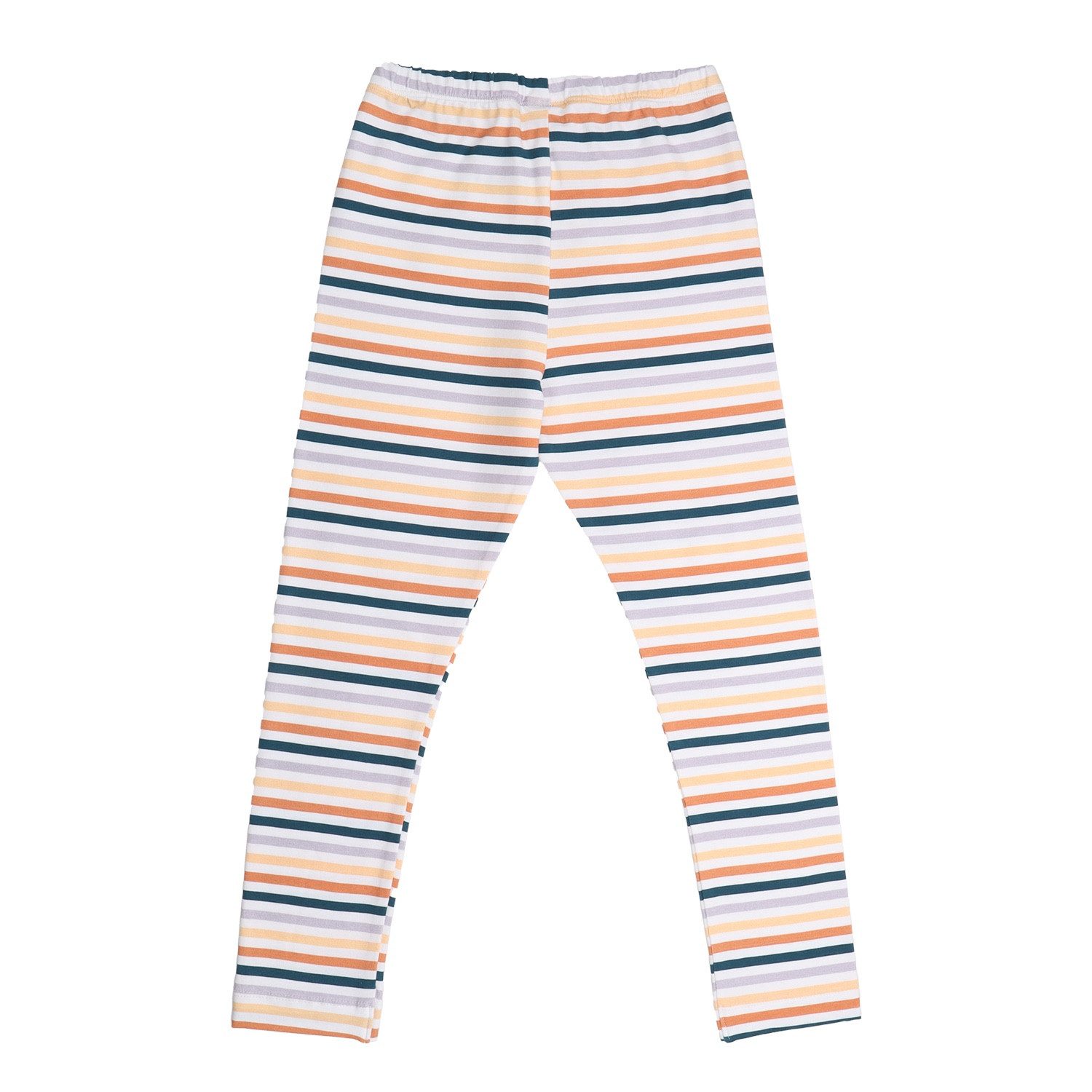 Walkiddy Leggings Leggings mit Ringelmuster aus Bio-Baumwolle Bio Baumwolle,GOTS,Kinderbekleidung,nachhaltige Klamotten,Leggings – Bild 3 von 3