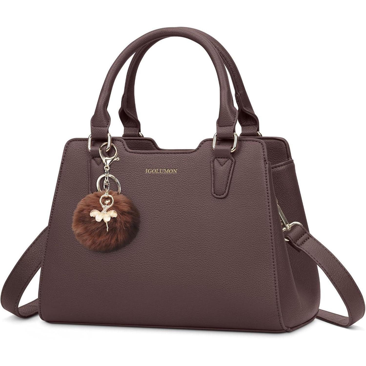 LuxusKollektion Handtasche Damen Handtasche Mittelgroß Leder Henkeltasche T günstig online kaufen