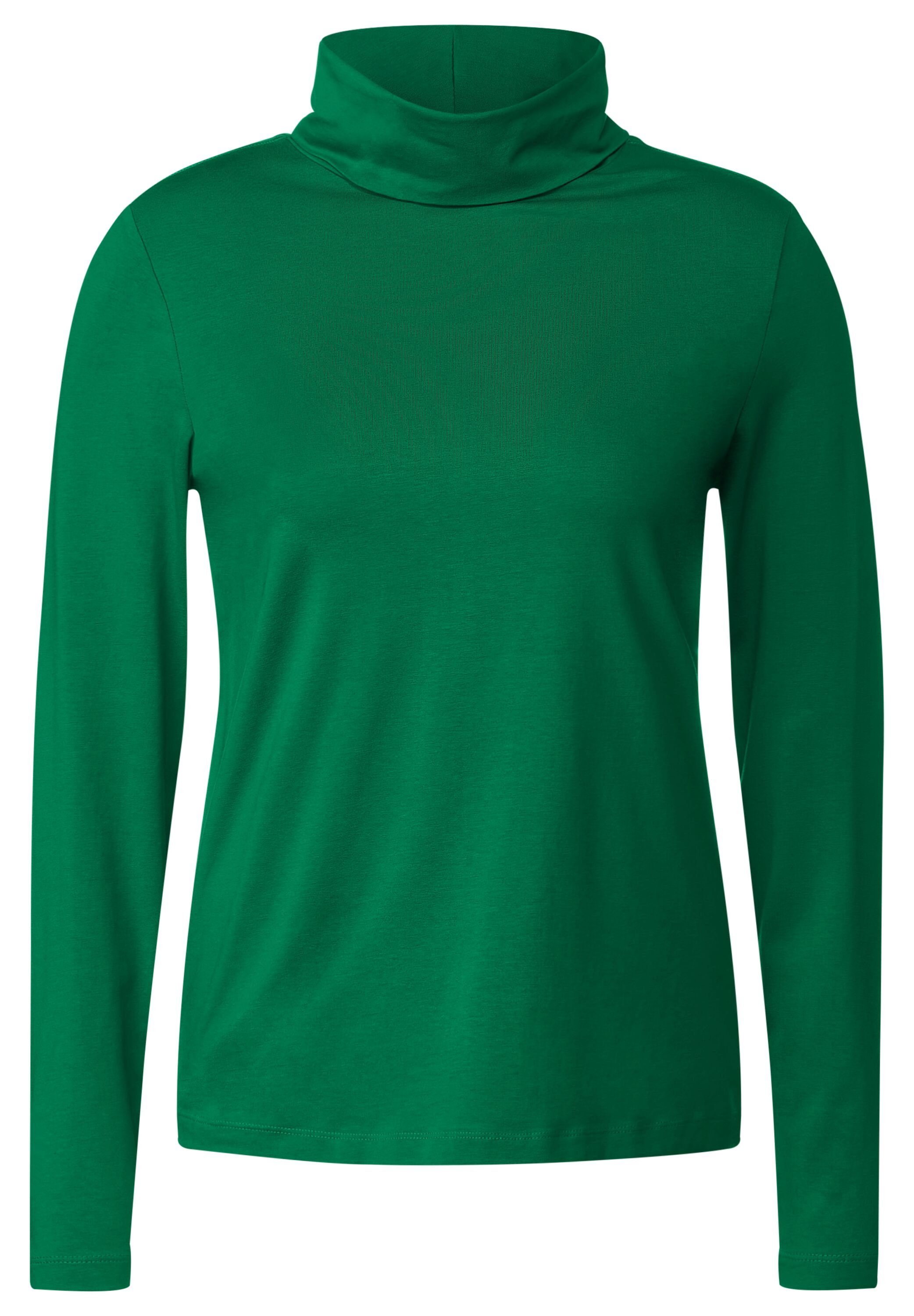 easy Cecil green T-Shirt Unifarbe in