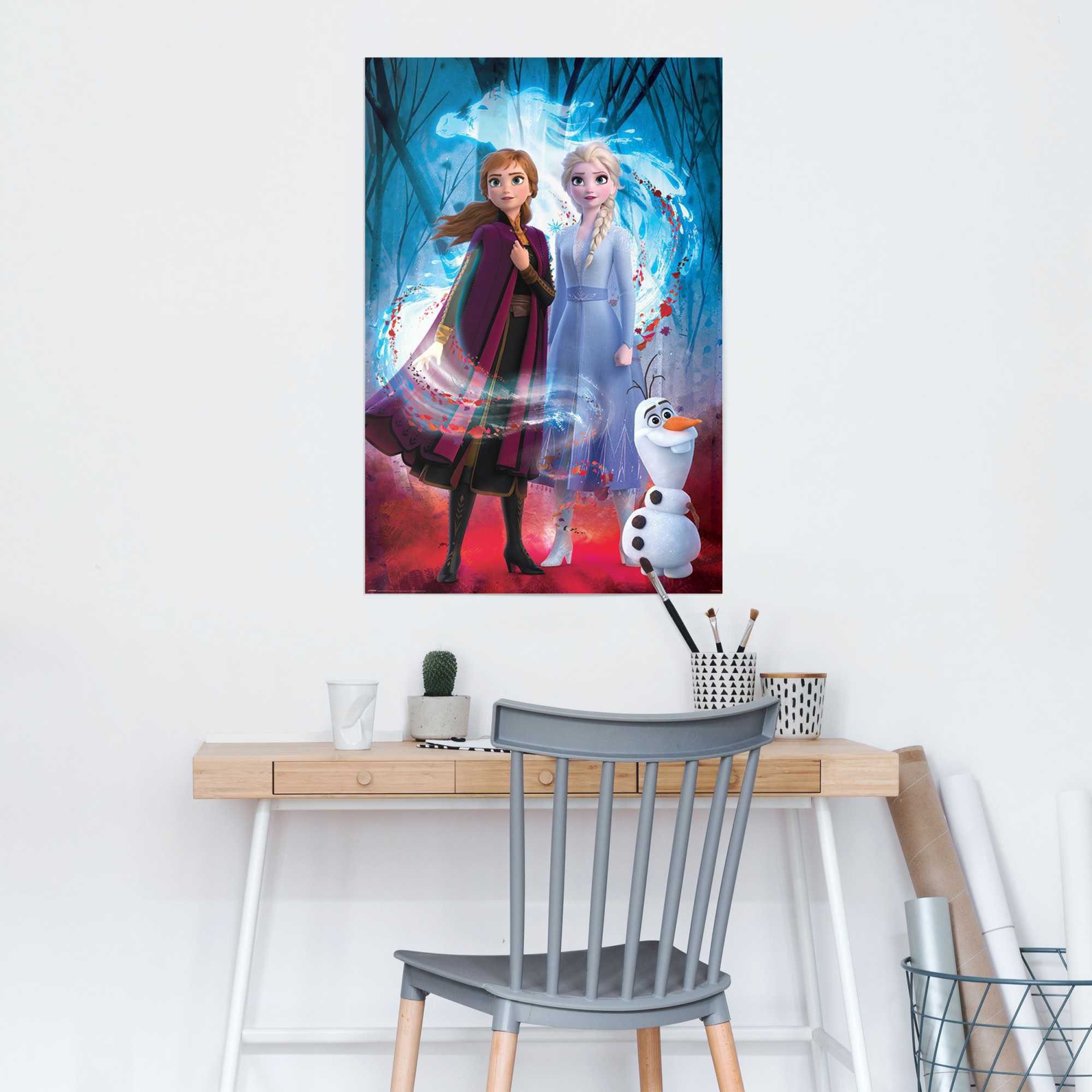 Reinders! Poster Poster Frozen 2 Anna - Elsa - Olaf - Disney, Film (1 St)