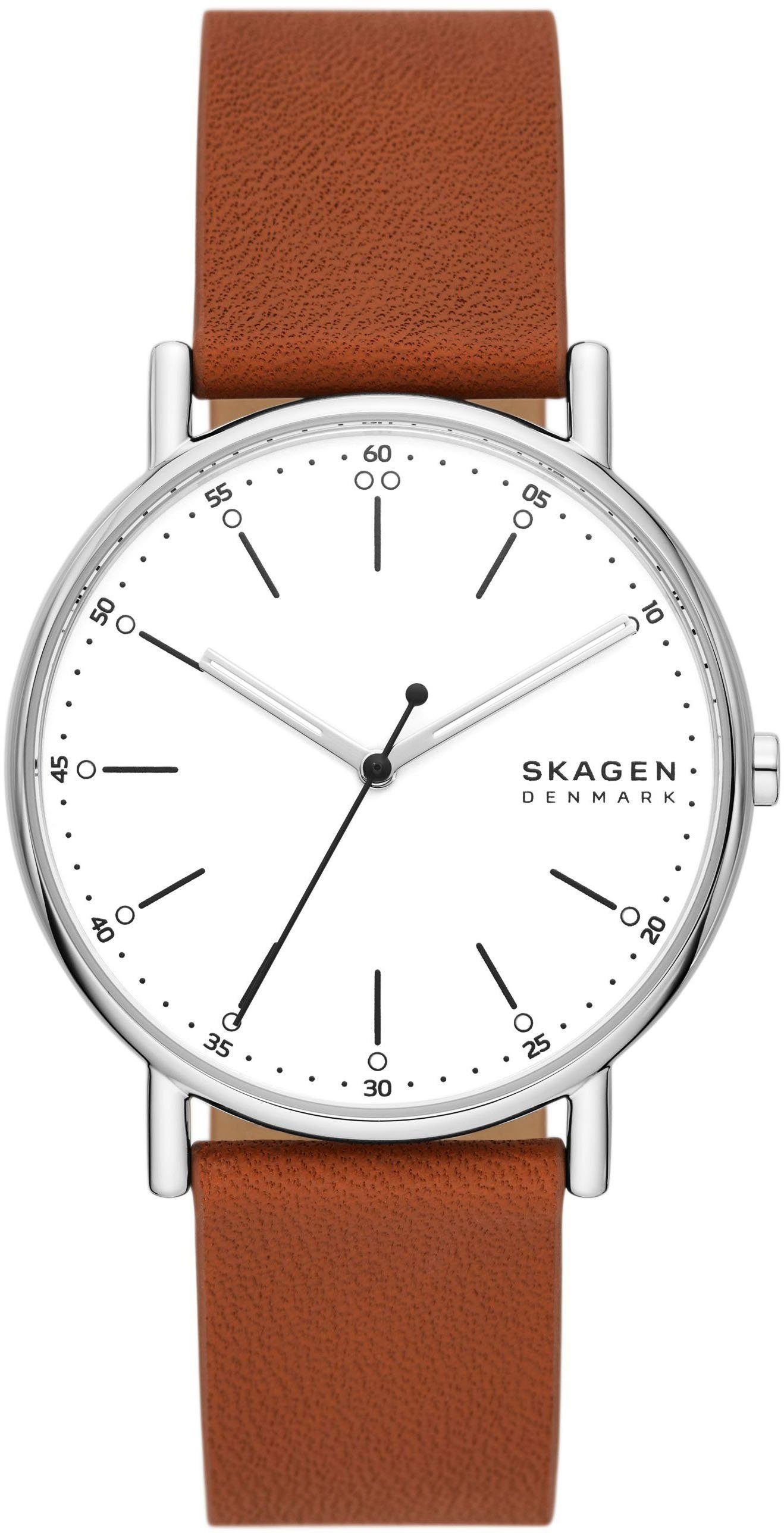 Skagen Quarzuhr SIGNATUR, SKW6903, Armbanduhr, Herrenuhr, analog