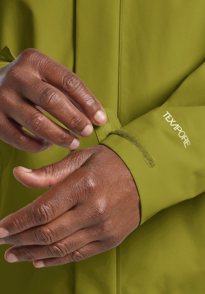 Jack Wolfskin Funktionsjacke TRAILTIME 2L JKT M mit im Kragen verstaubarer Kapuze, wasserdicht, winddicht – Bild 5 von 5