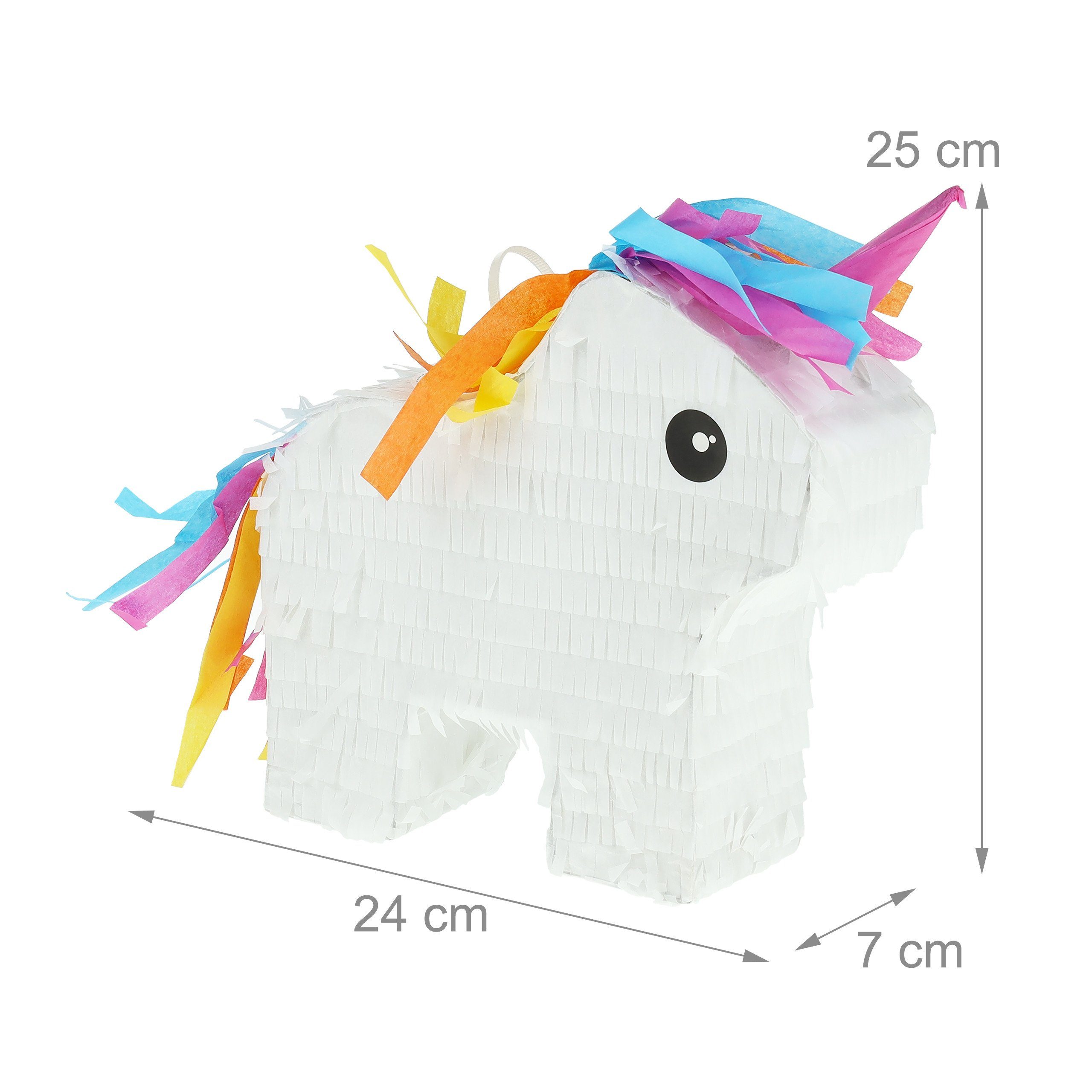 relaxdays Pinata Einhorn Mini-Pinata