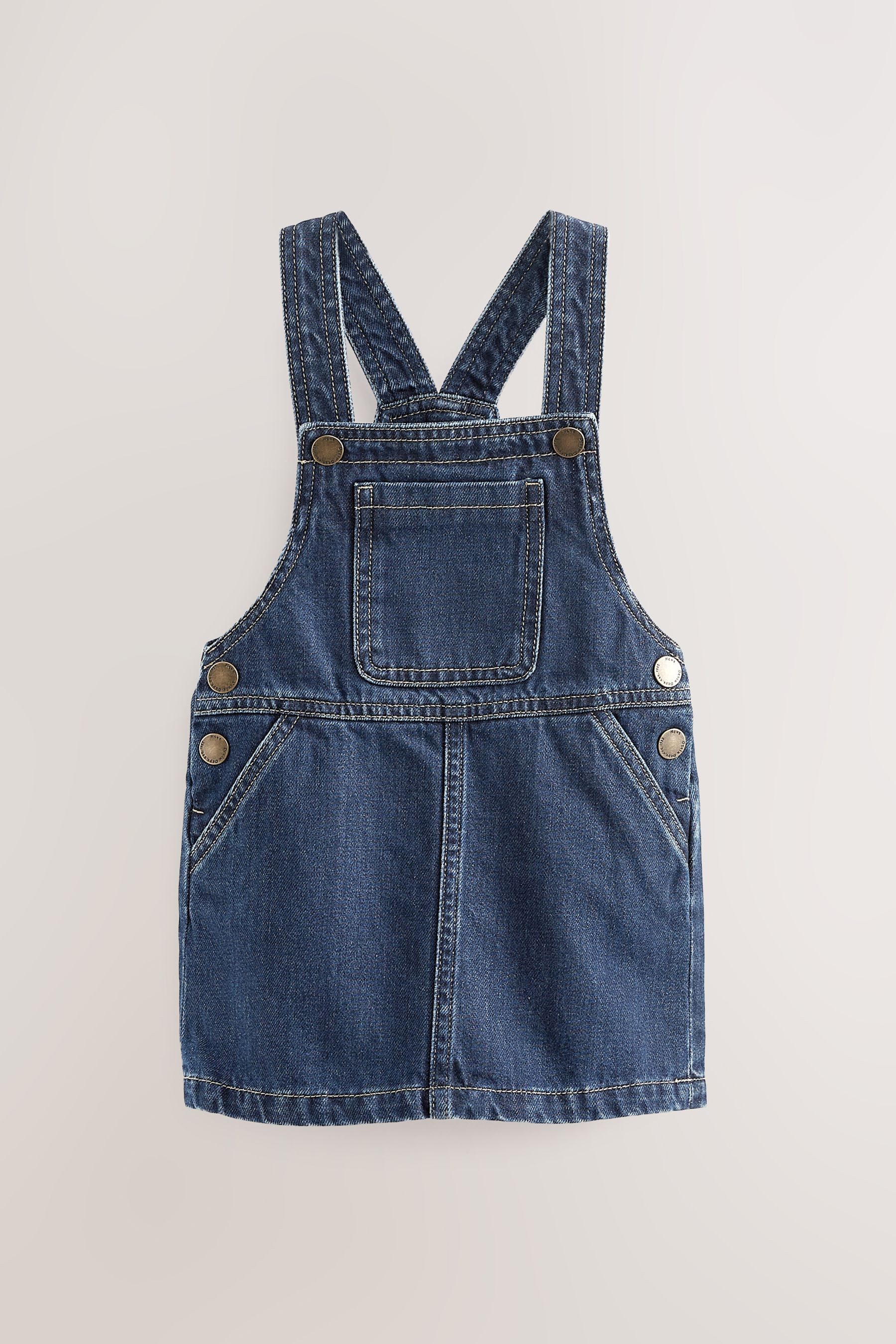 Latzkleid Trägerkleid aus Denim