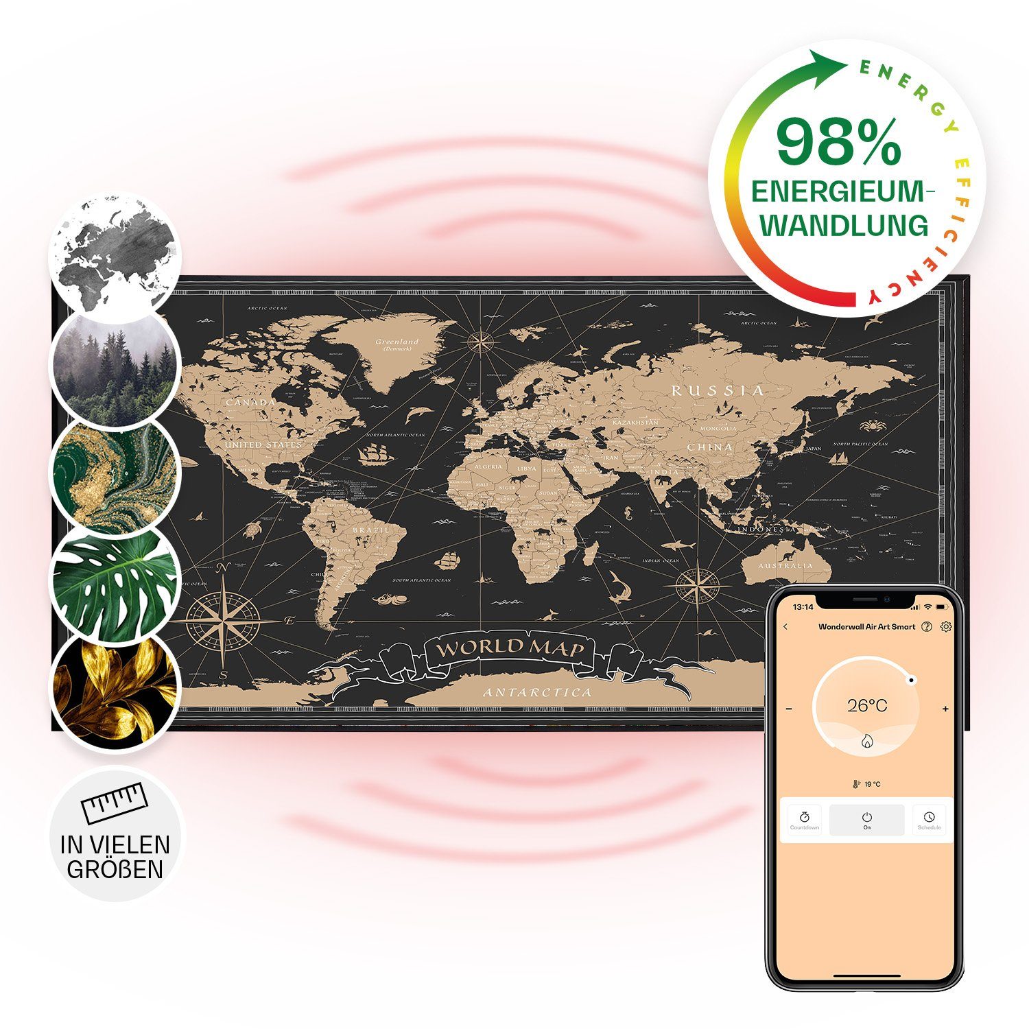 Klarstein Heizkörper Wonderwall Air Art Smart günstig online kaufen
