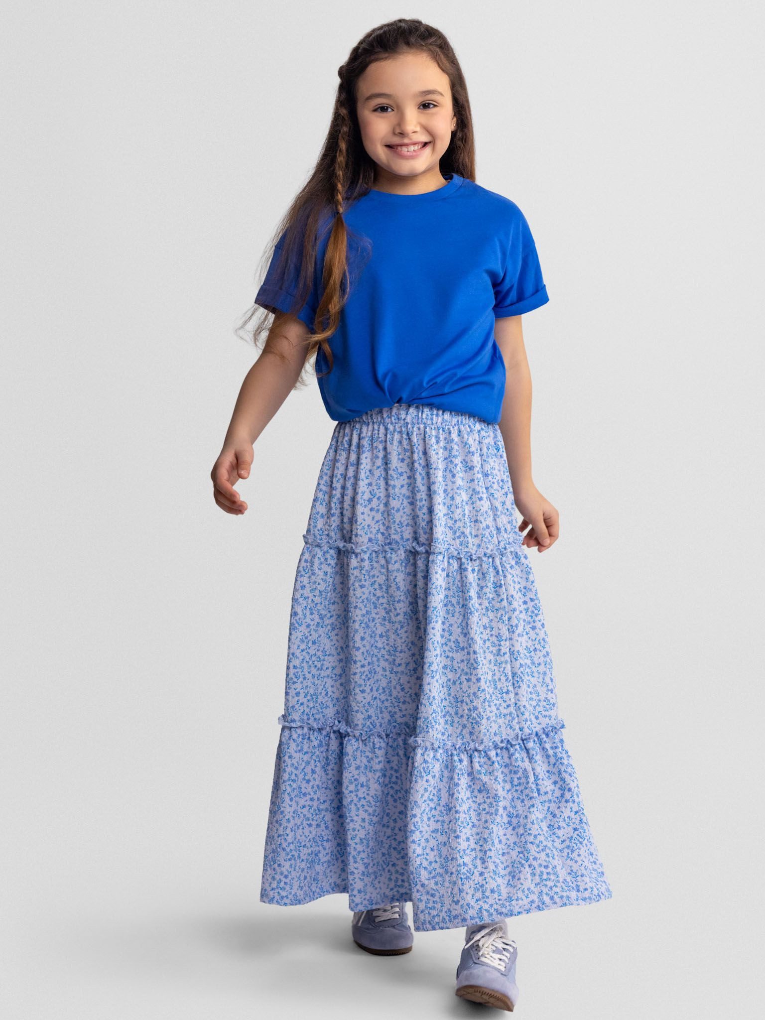 MINOTI Maxirock mit niedlichem Blumenprint günstig online kaufen