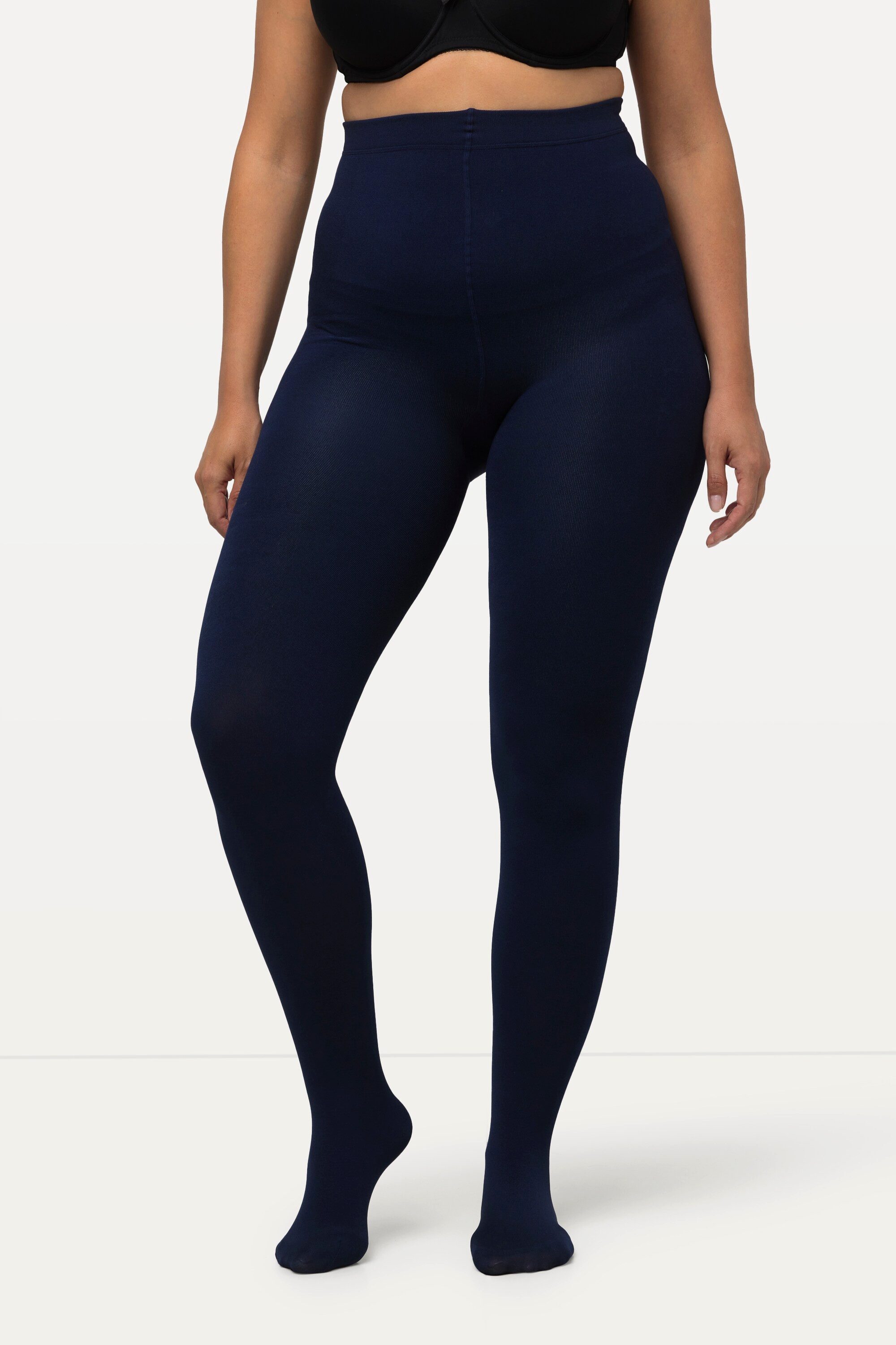 Ulla Popken Feinstrumpfhose, Strumphose Feinstrumpf, Blickdicht uni