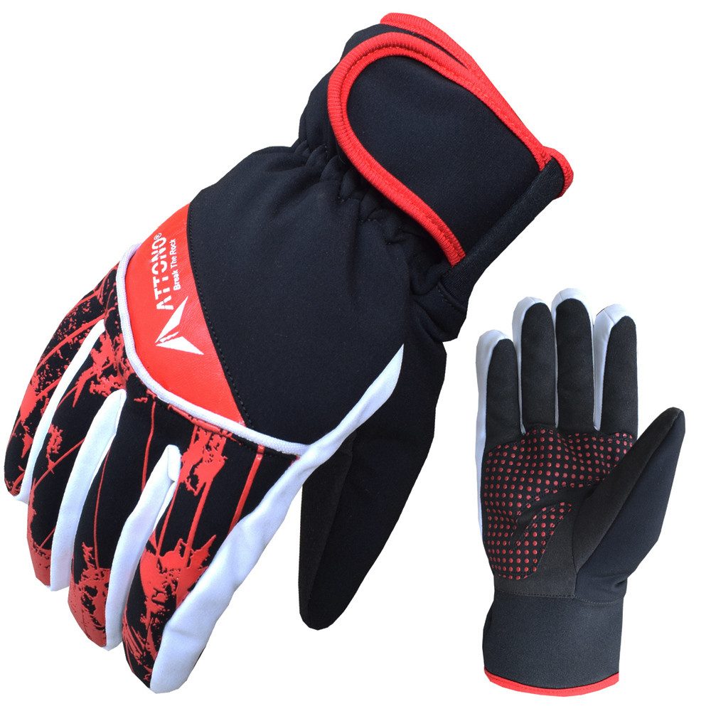 ATTONO Skihandschuhe Ski Langlauf Snowboard Handschuhe warme Langlaufhandschuhe