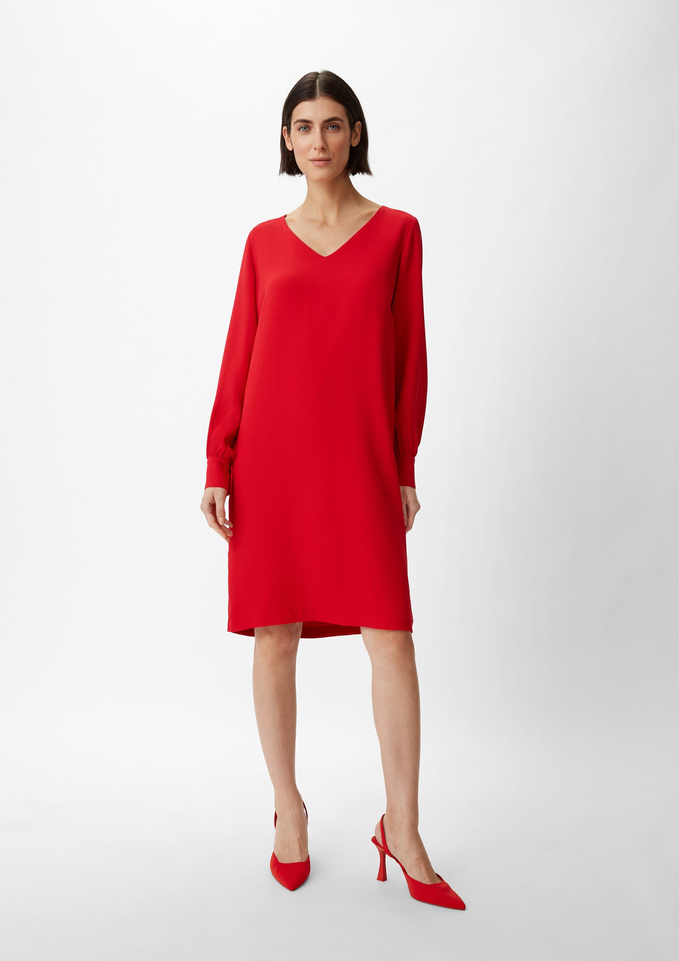 comma Minikleid Kleid Fließendes Kleid im Loose Fit